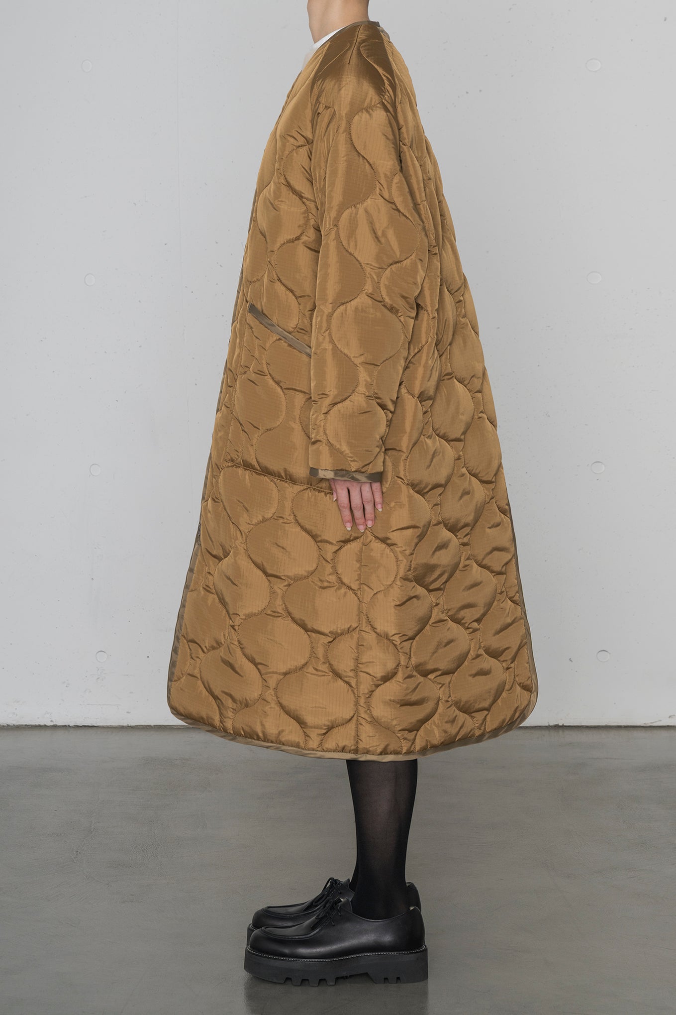 QUILTED LINER COAT