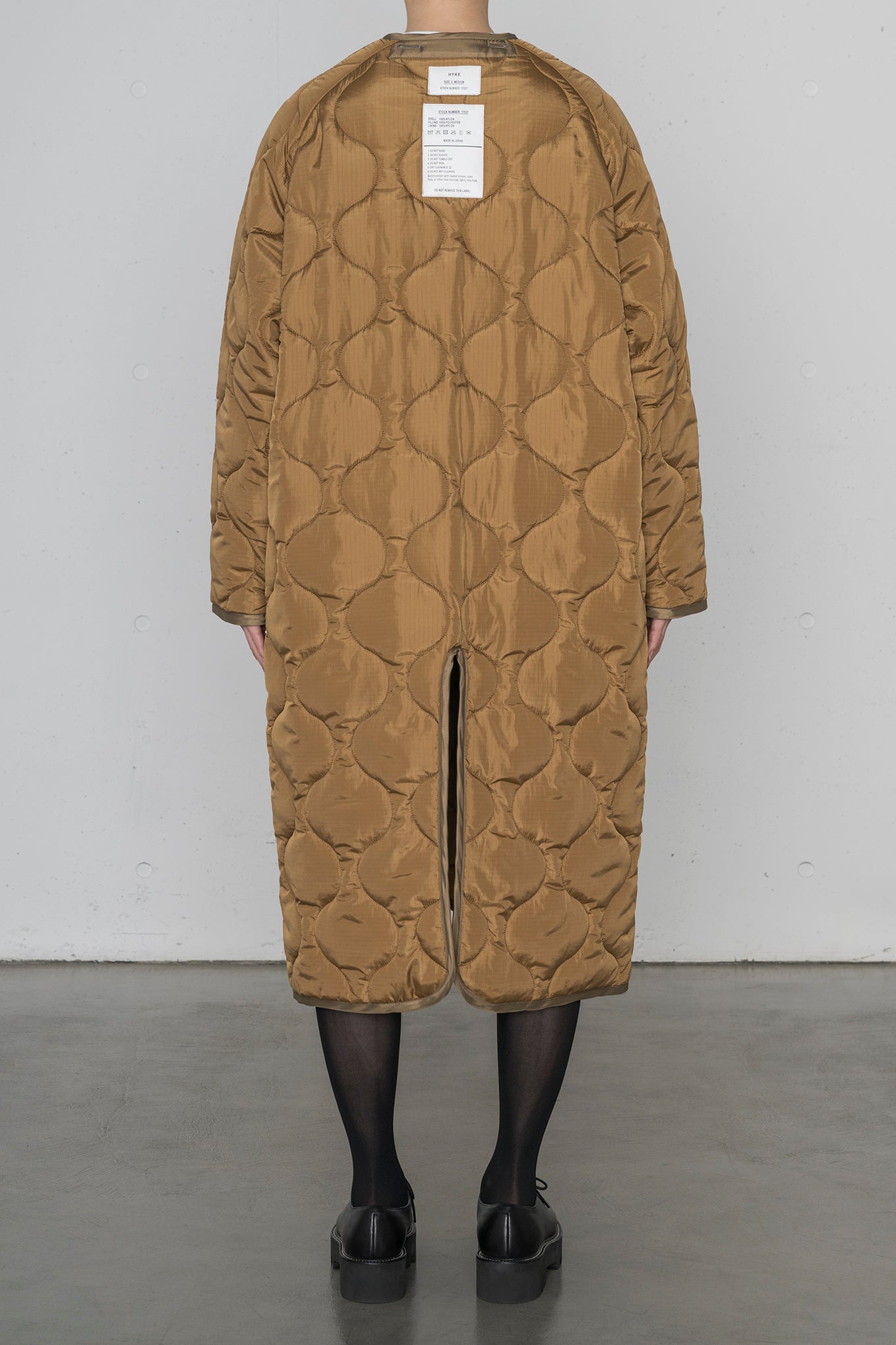 QUILTED LINER COAT