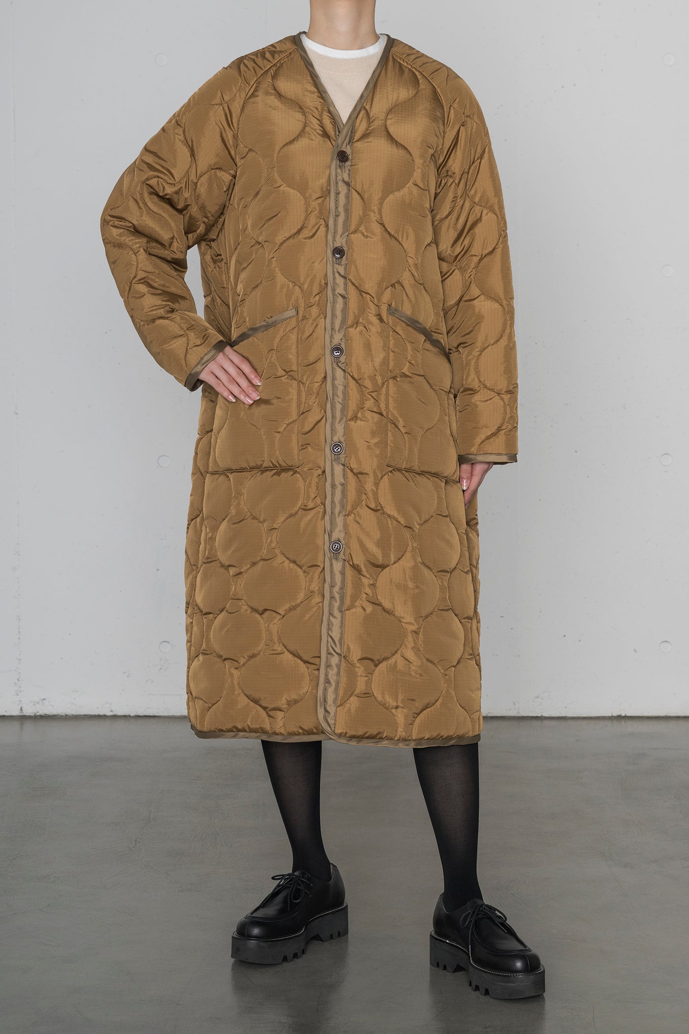 QUILTED LINER COAT