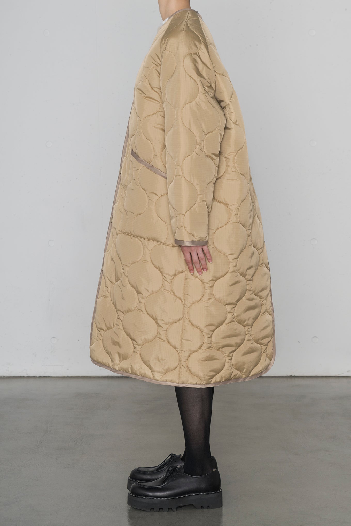 QUILTED LINER COAT