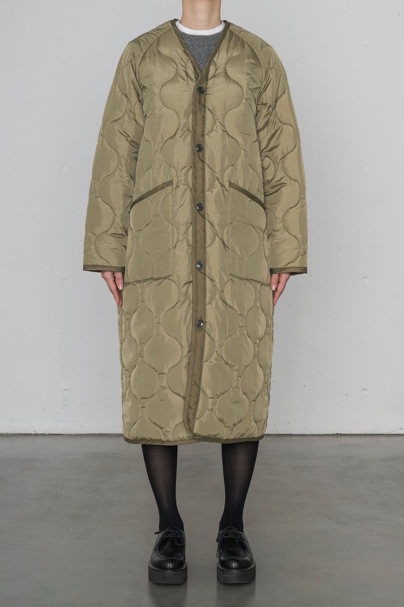 QUILTED LINER COAT