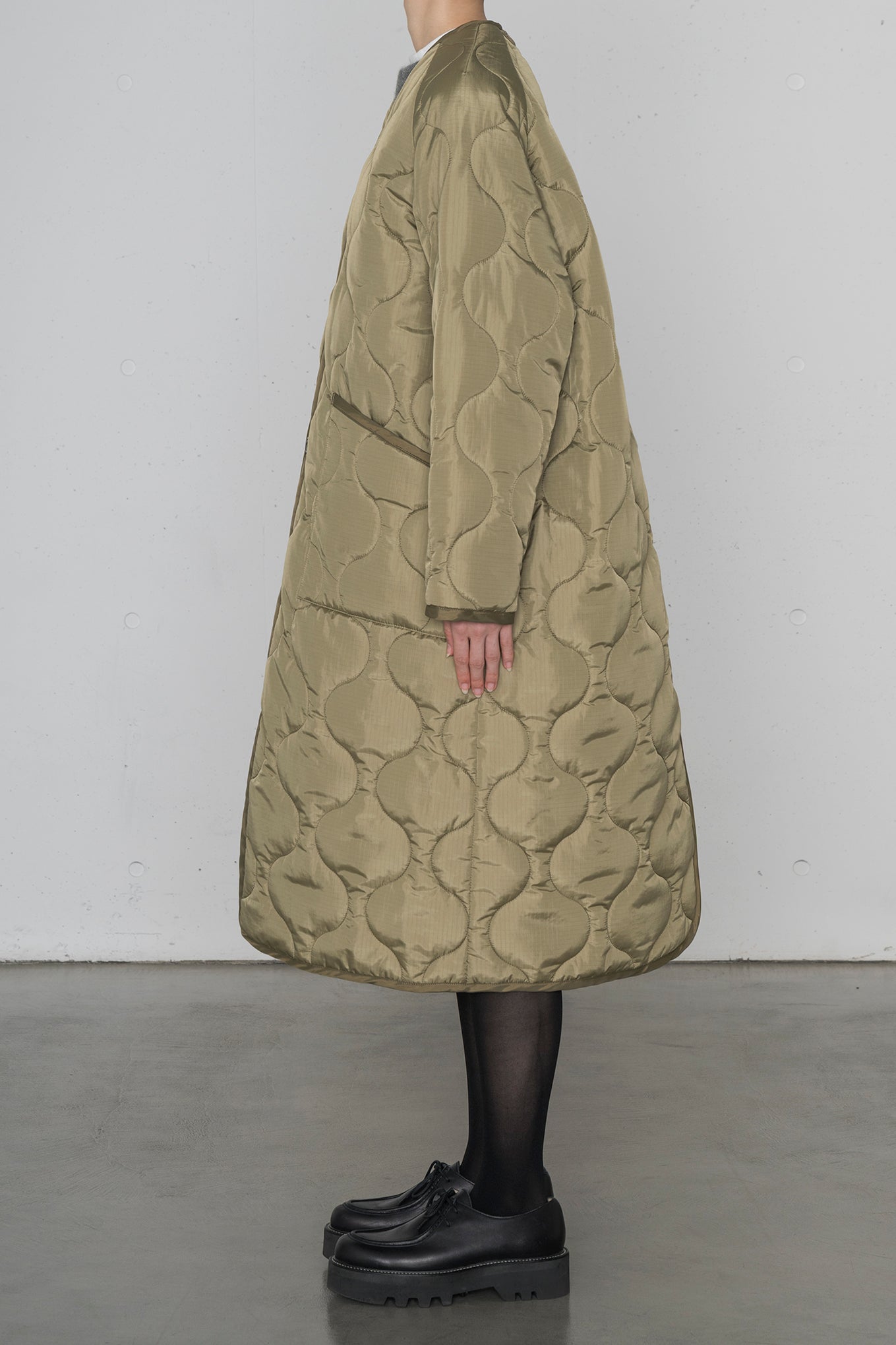 QUILTED LINER COAT