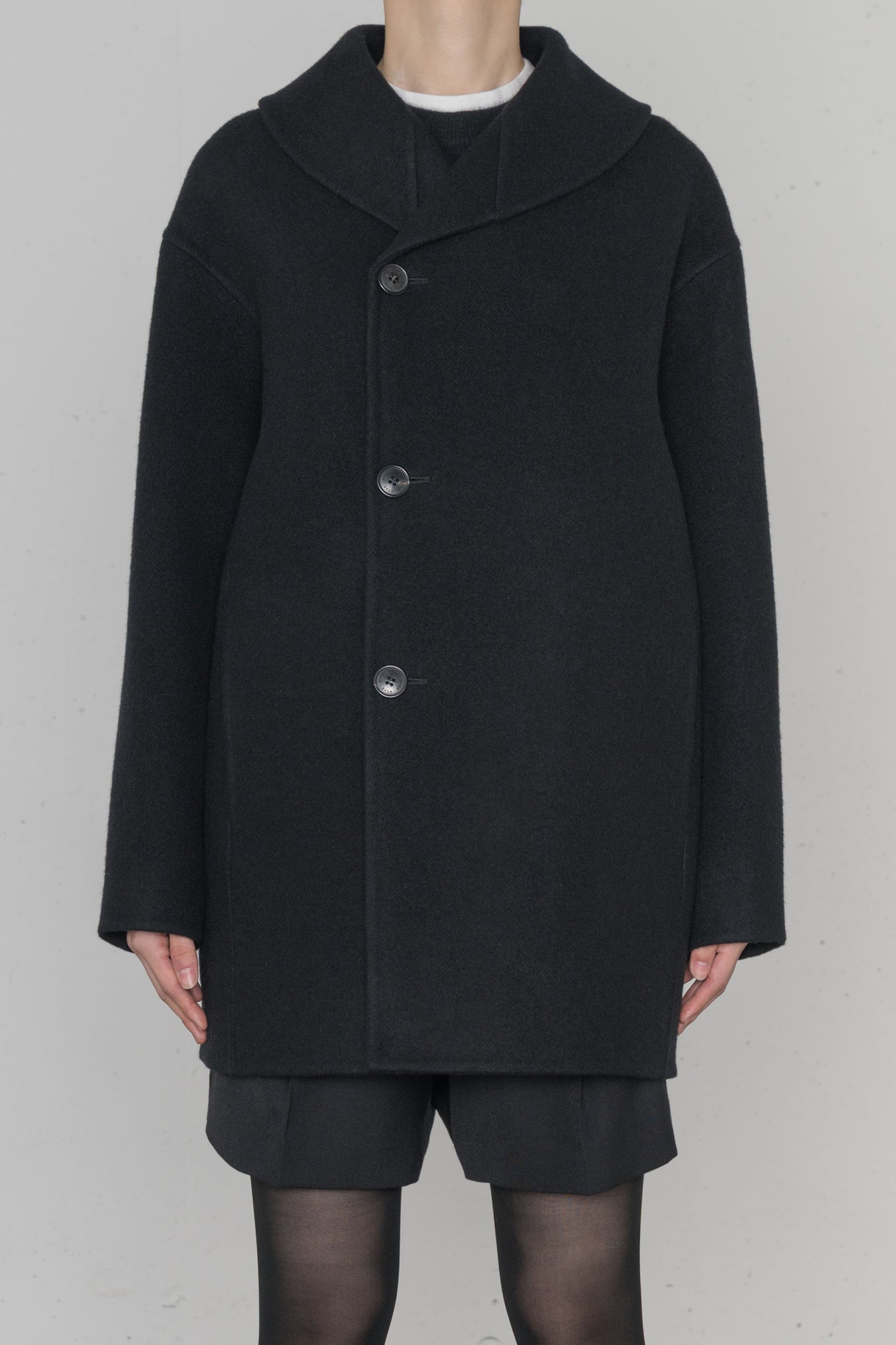 DOUBLE FACE SHAWL COLLAR COAT
