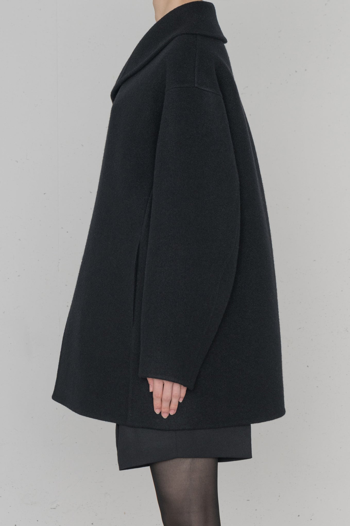 DOUBLE FACE SHAWL COLLAR COAT