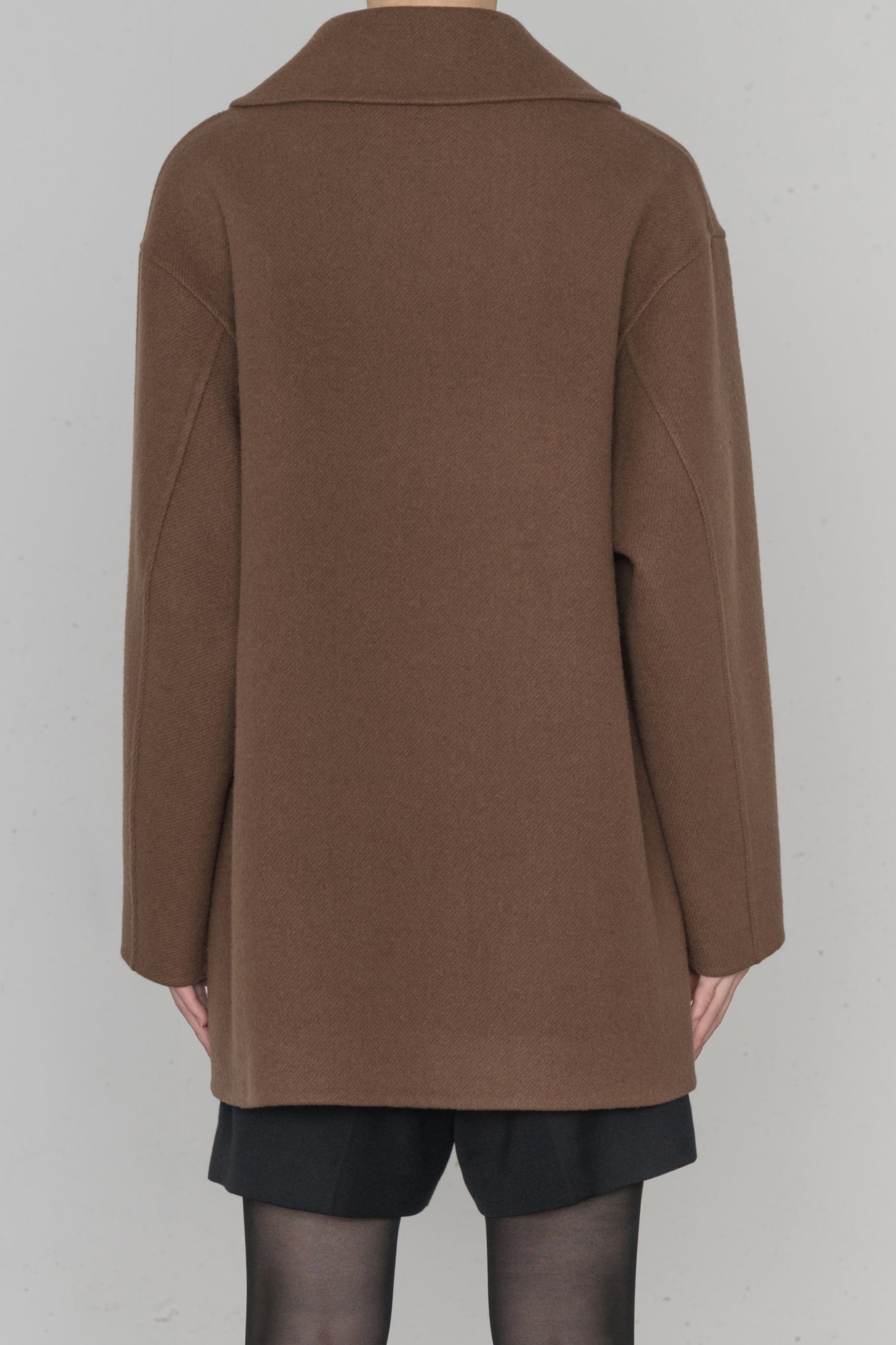 DOUBLE FACE SHAWL COLLAR COAT