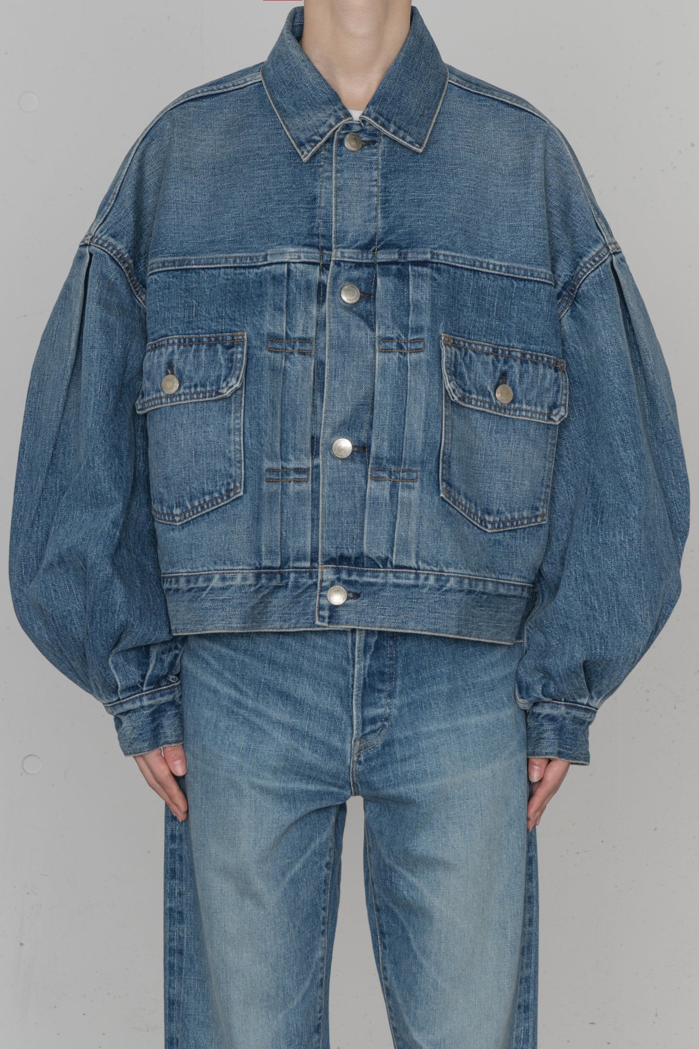 BALLOON SLEEVE DENIM JACKET / TYPE2