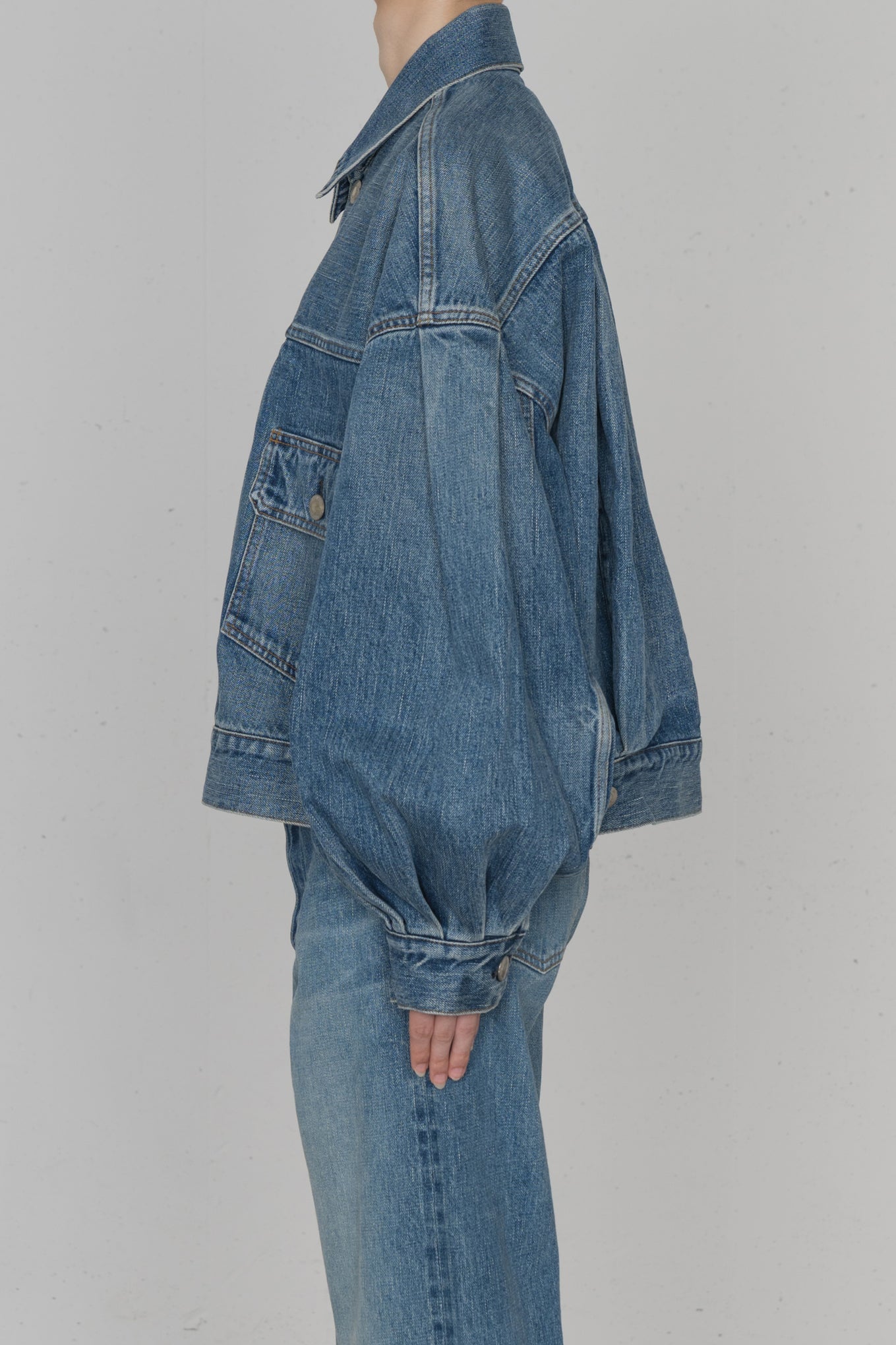 BALLOON SLEEVE DENIM JACKET / TYPE2