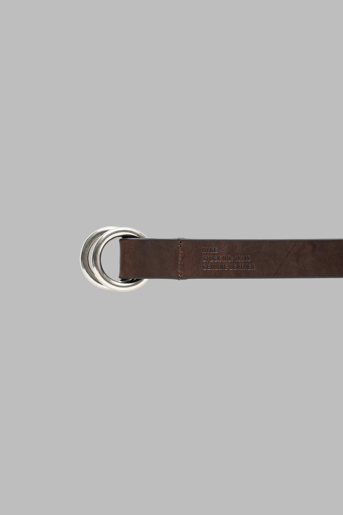 LEATHER RING BELT