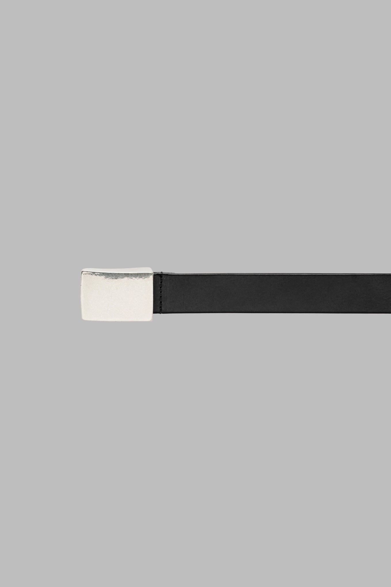 LEATHER SQUARE BUCKLE BELT