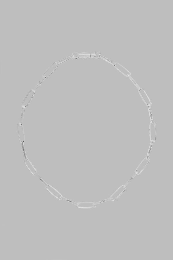 HALF ROUNDED CHAIN NECKLACE