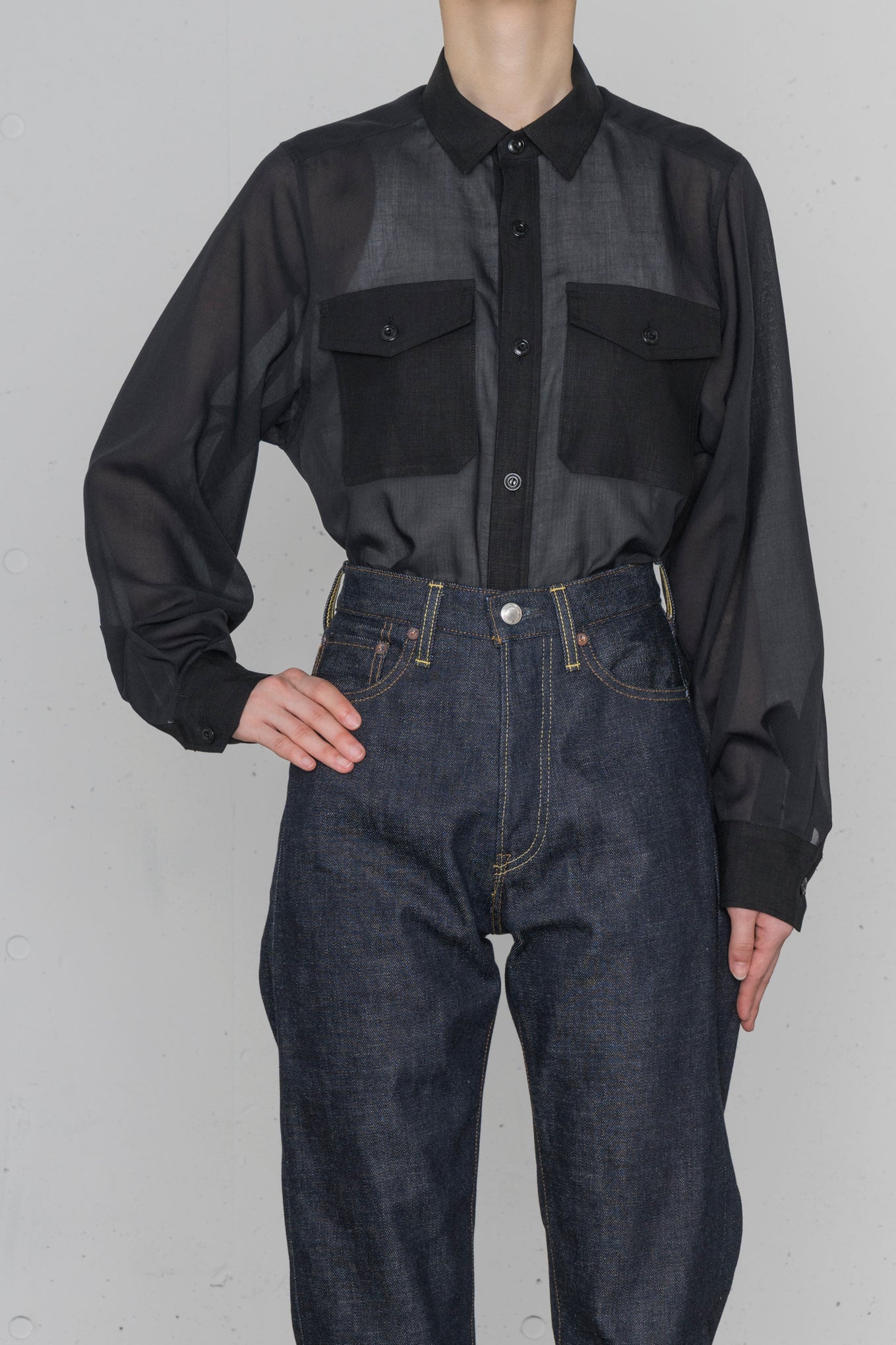 SHEER TWILL SHIRT