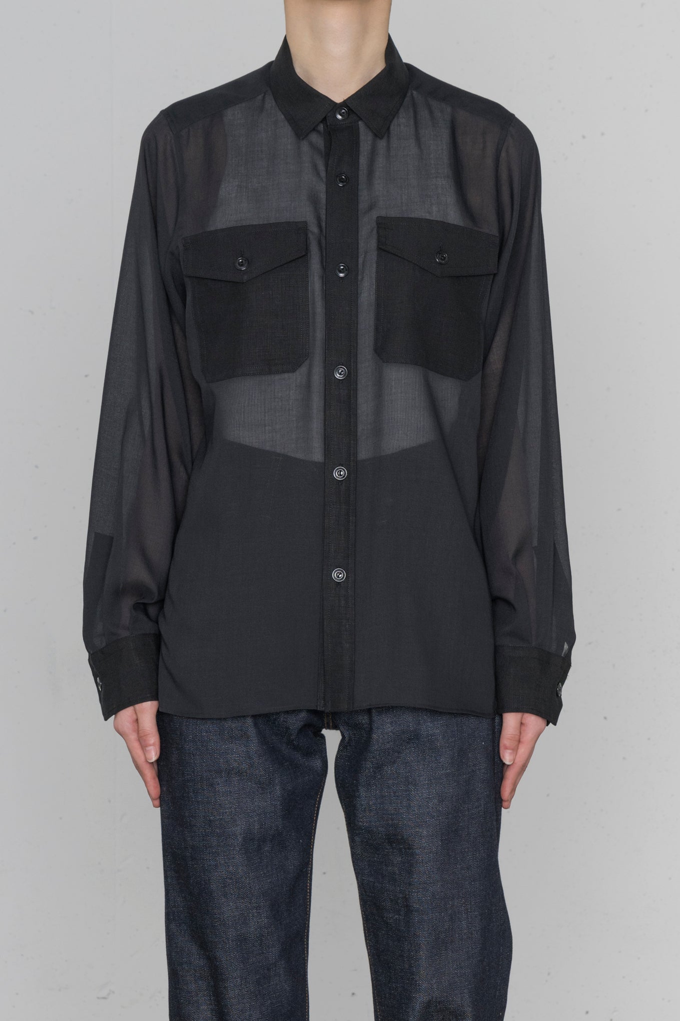 SHEER TWILL SHIRT