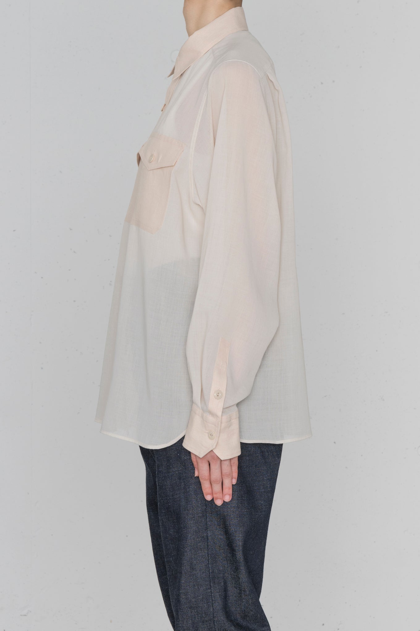 SHEER TWILL SHIRT