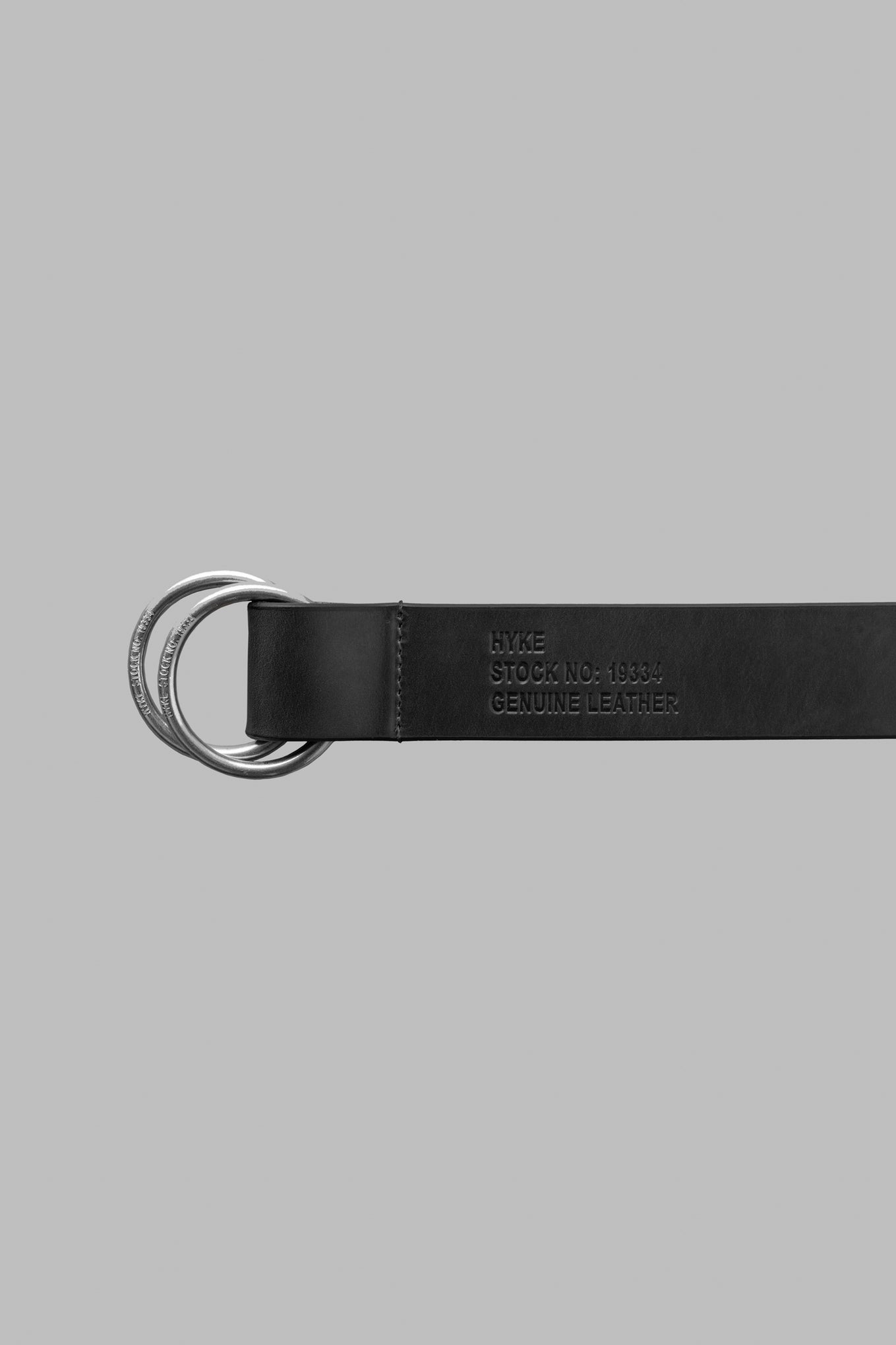 LEATHER RING BELT