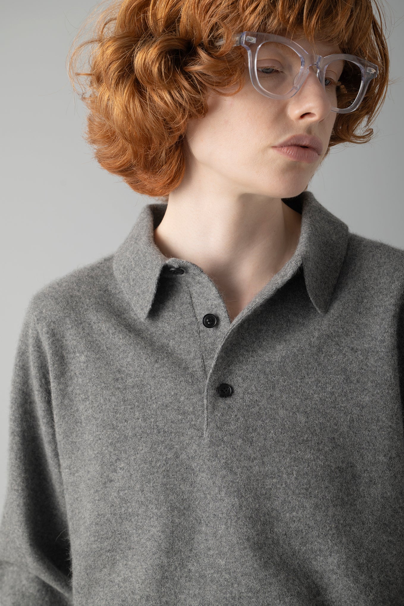 RACCOON POLO SWEATER