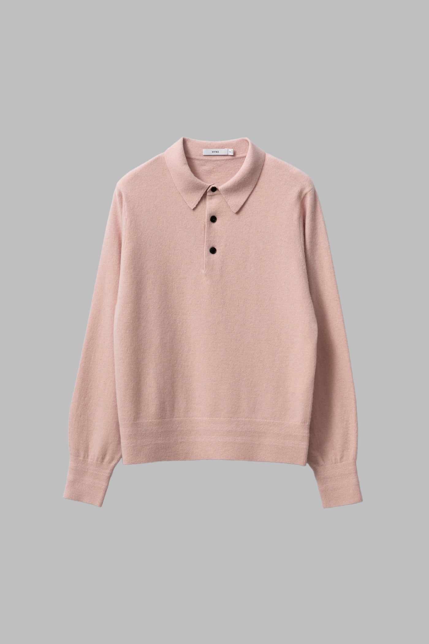 RACCOON POLO SWEATER – HYKE ONLINE STORE