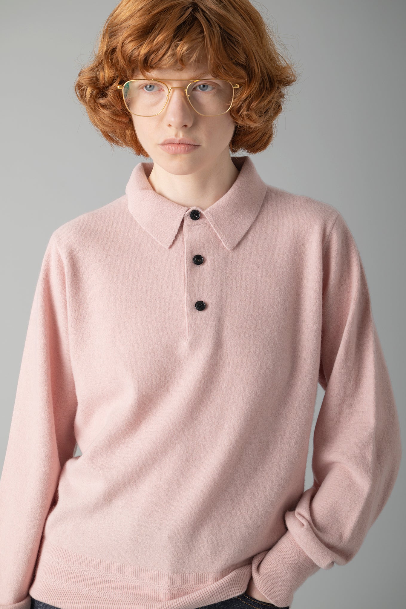 RACCOON POLO SWEATER