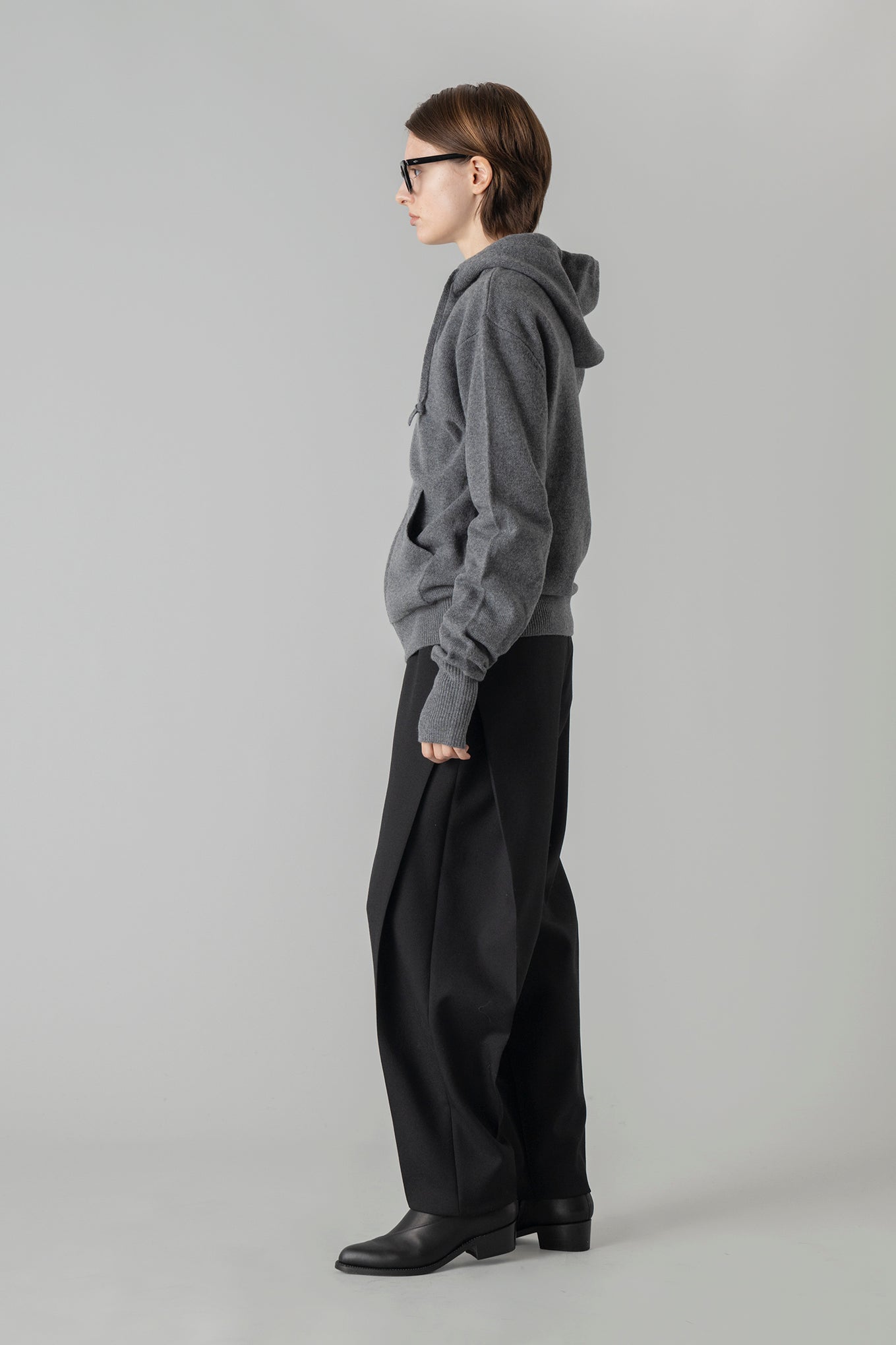 LAMBSWOOL ZIP-UP HOODIE