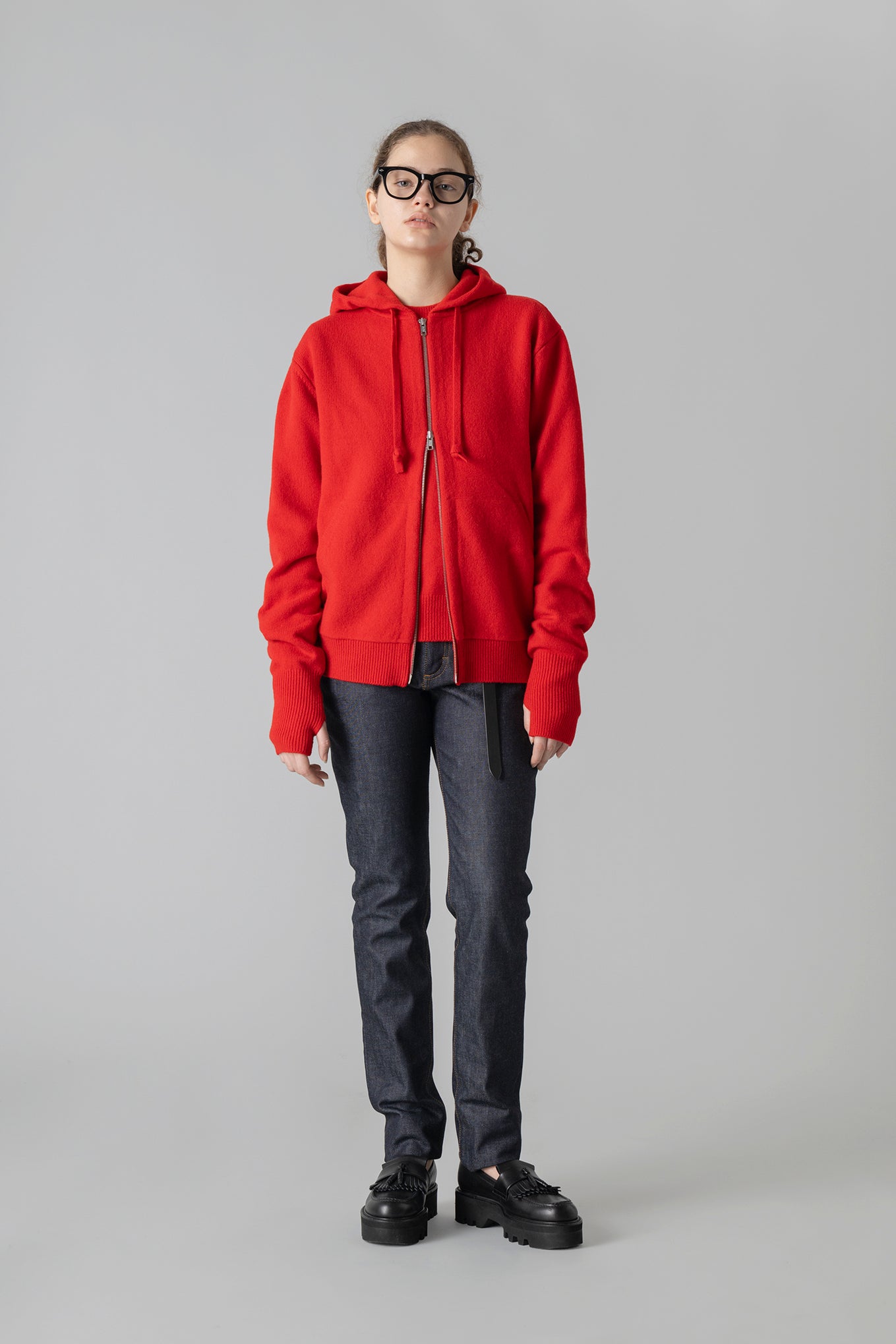 LAMBSWOOL ZIP-UP HOODIE