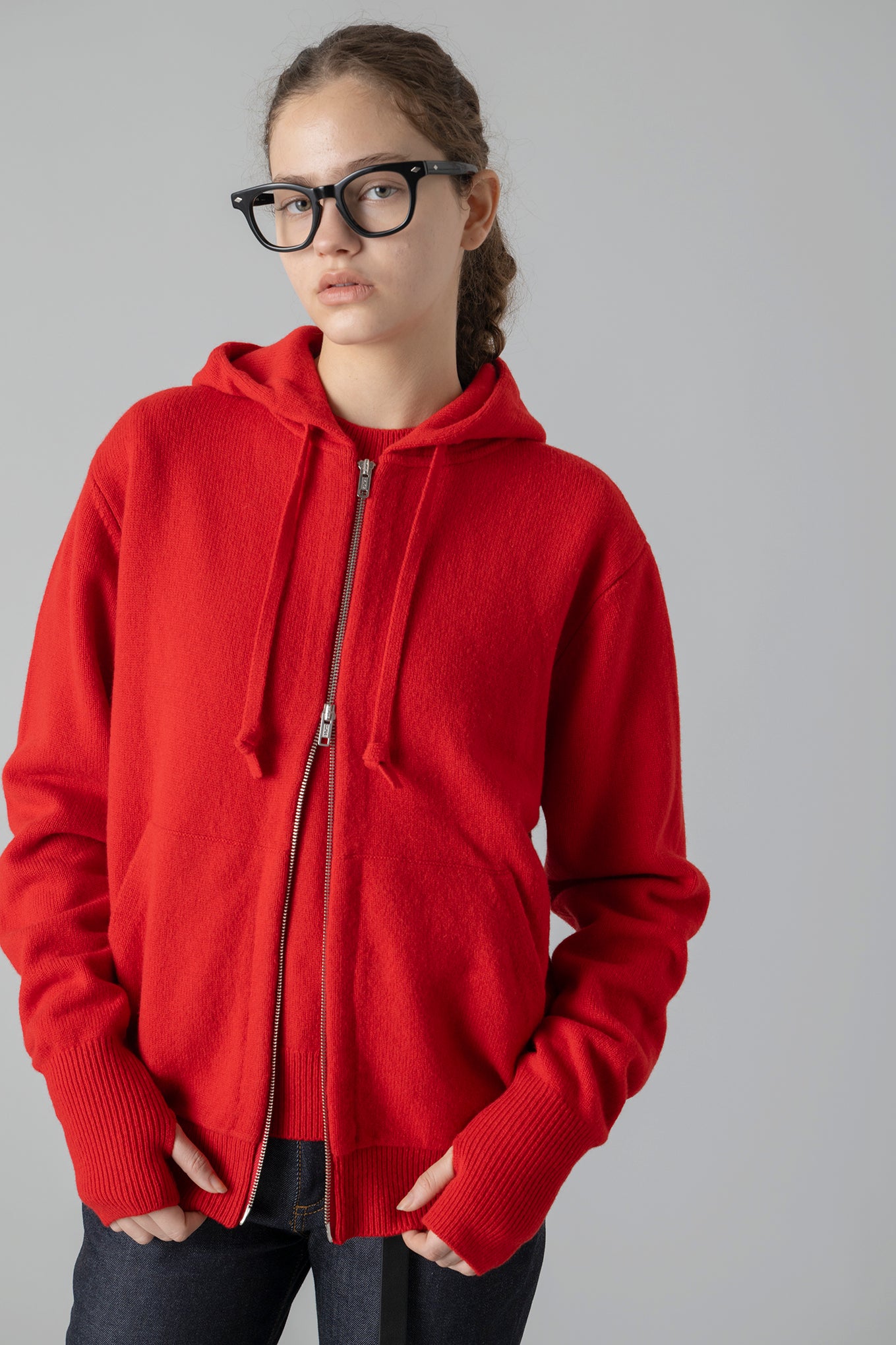 LAMBSWOOL ZIP-UP HOODIE