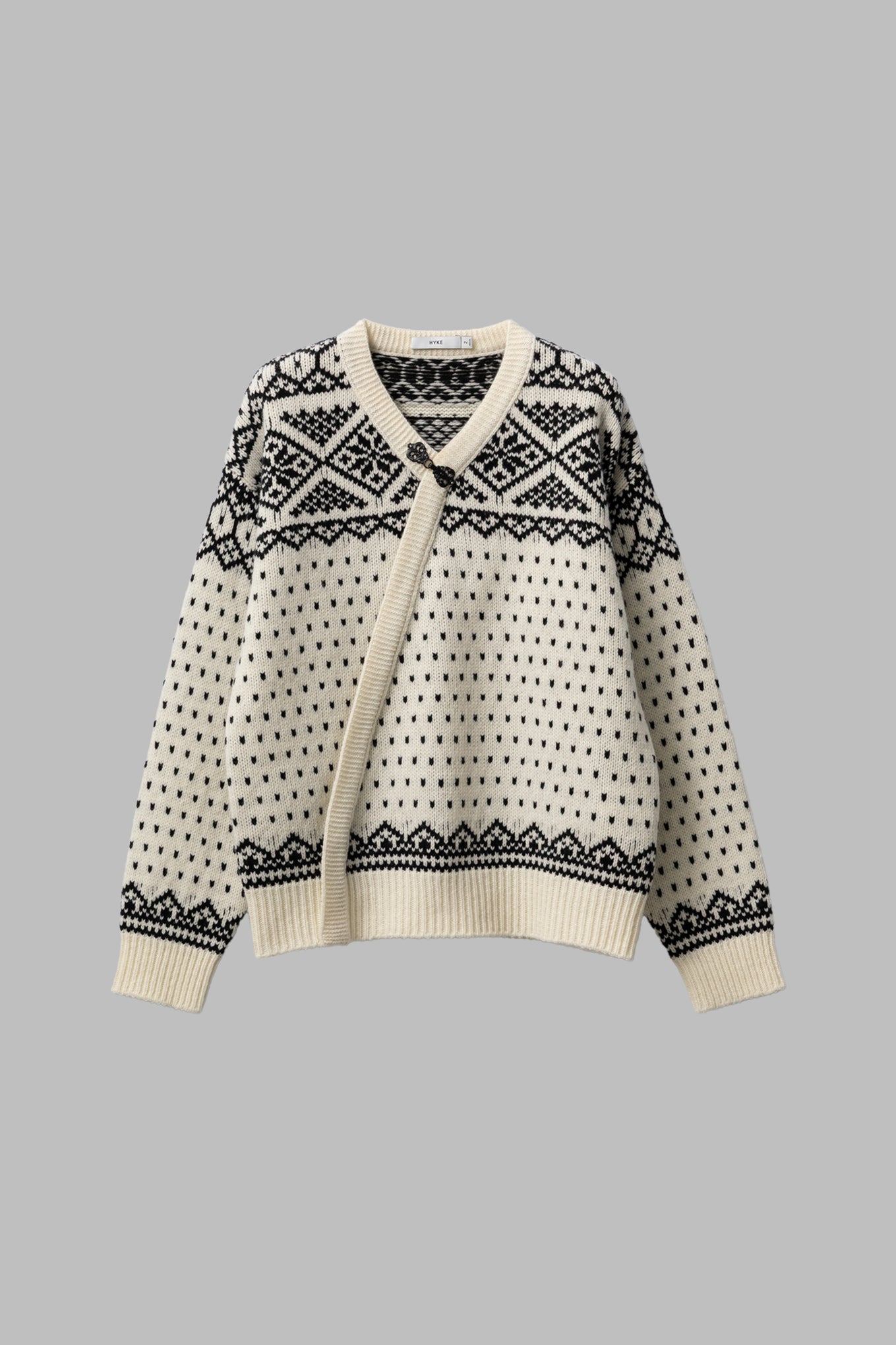 NORDIC WRAP SWEATER