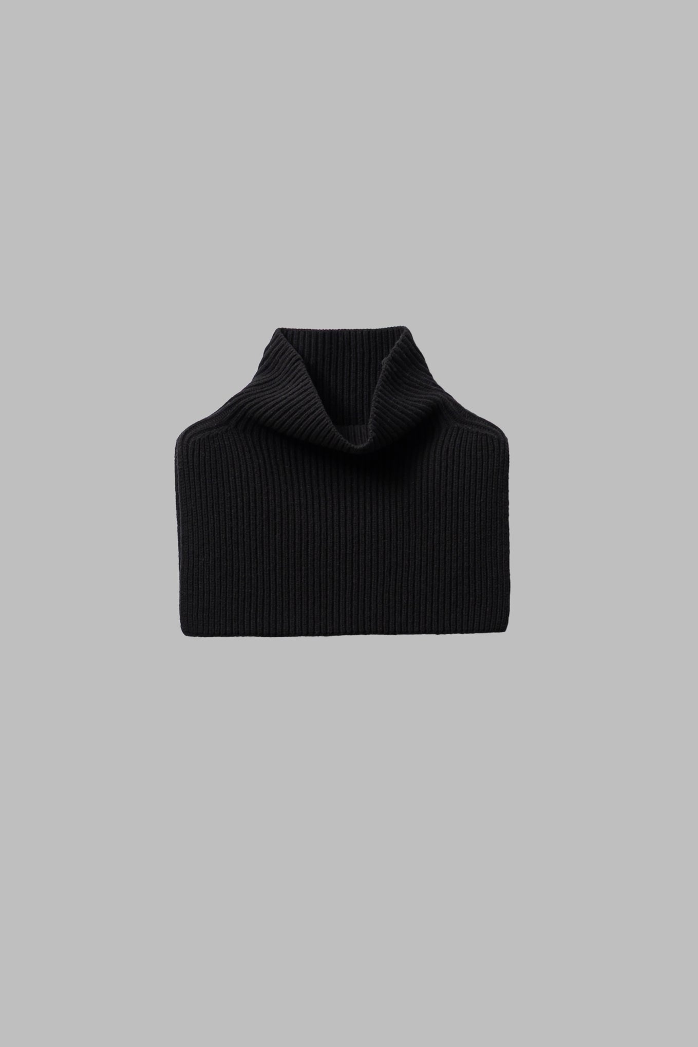 RIBBED NECK WARMER