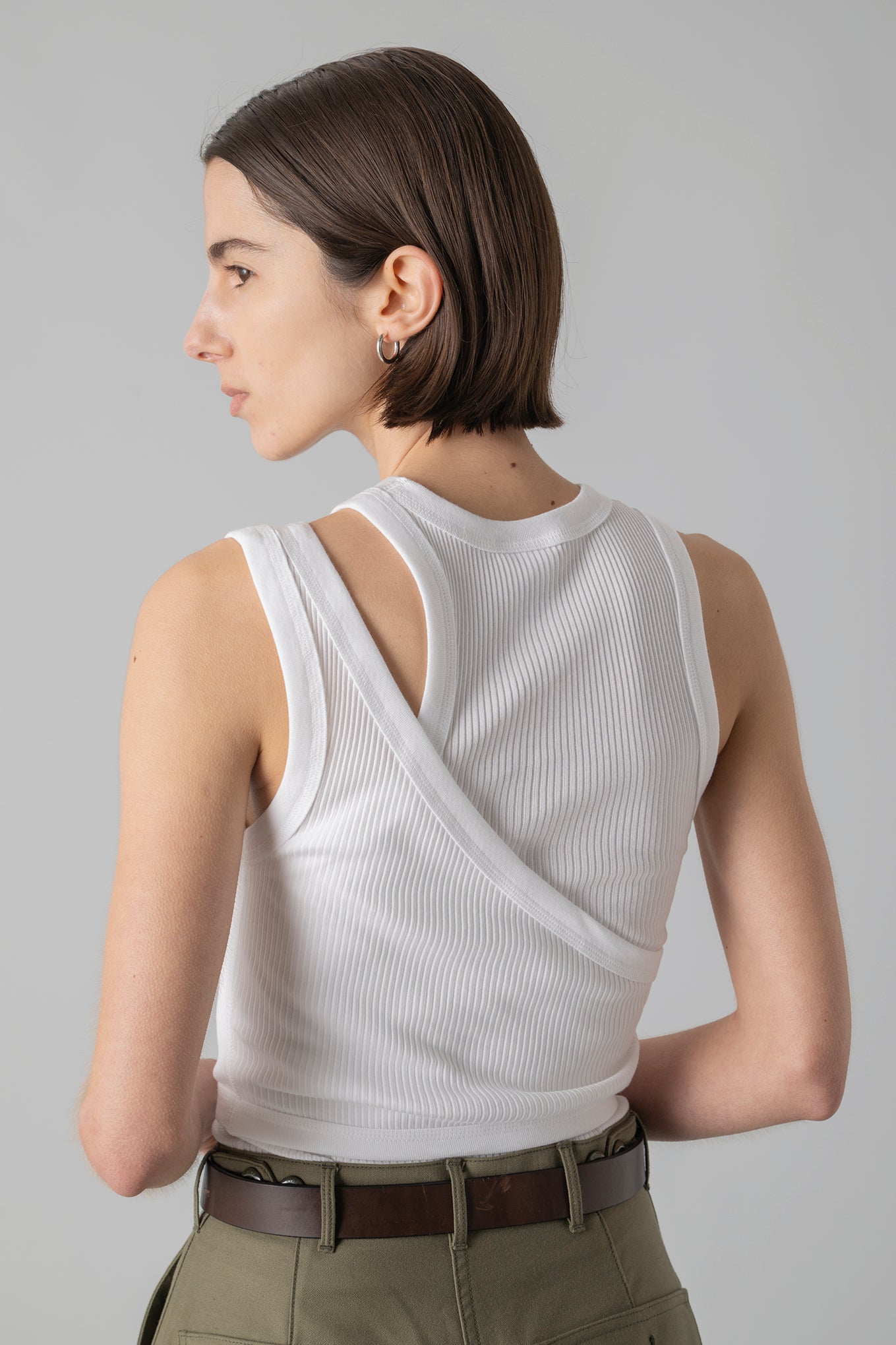 DOUBLE SHOULDER TANK TOP