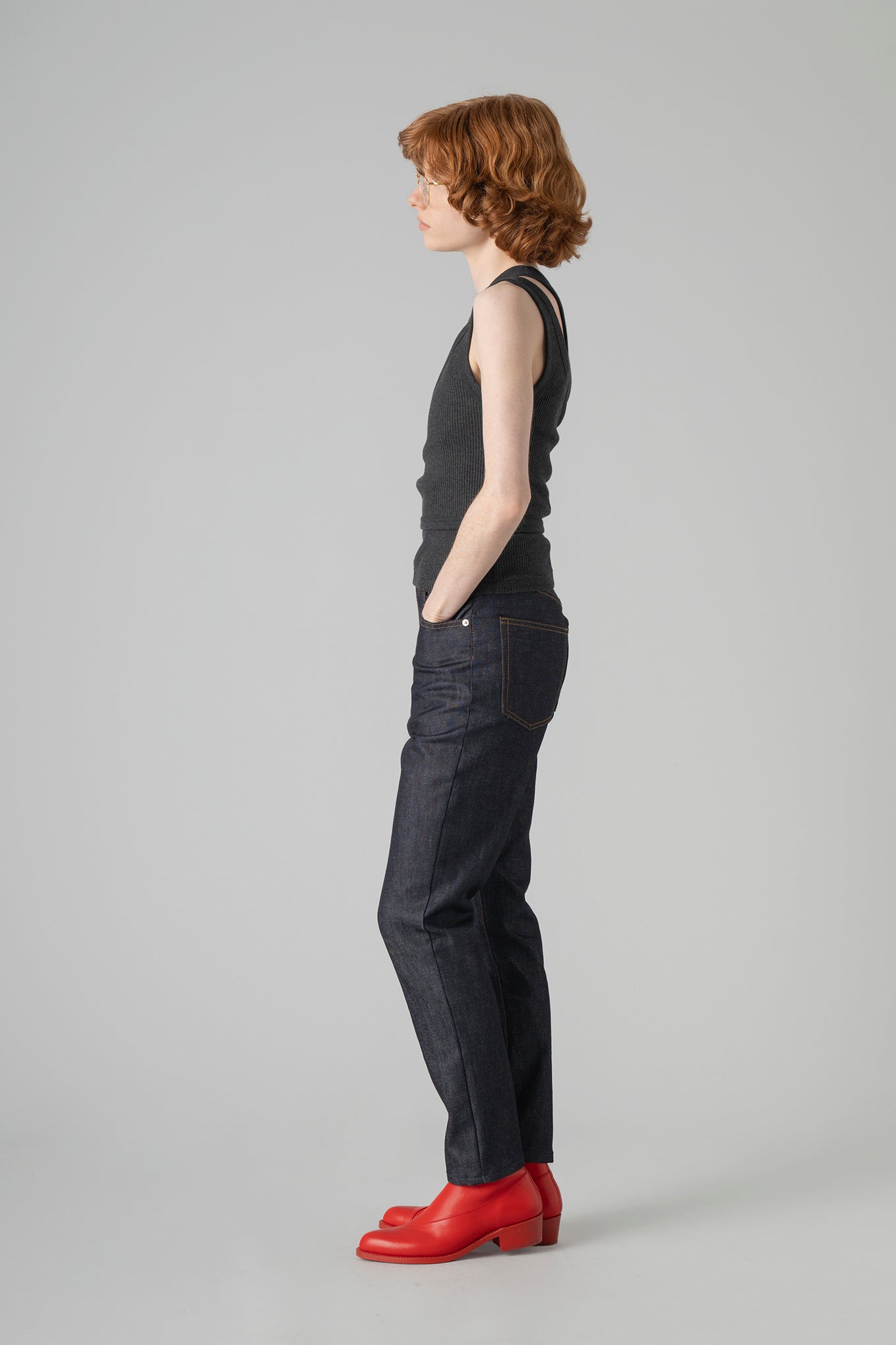DOUBLE SHOULDER TANK TOP