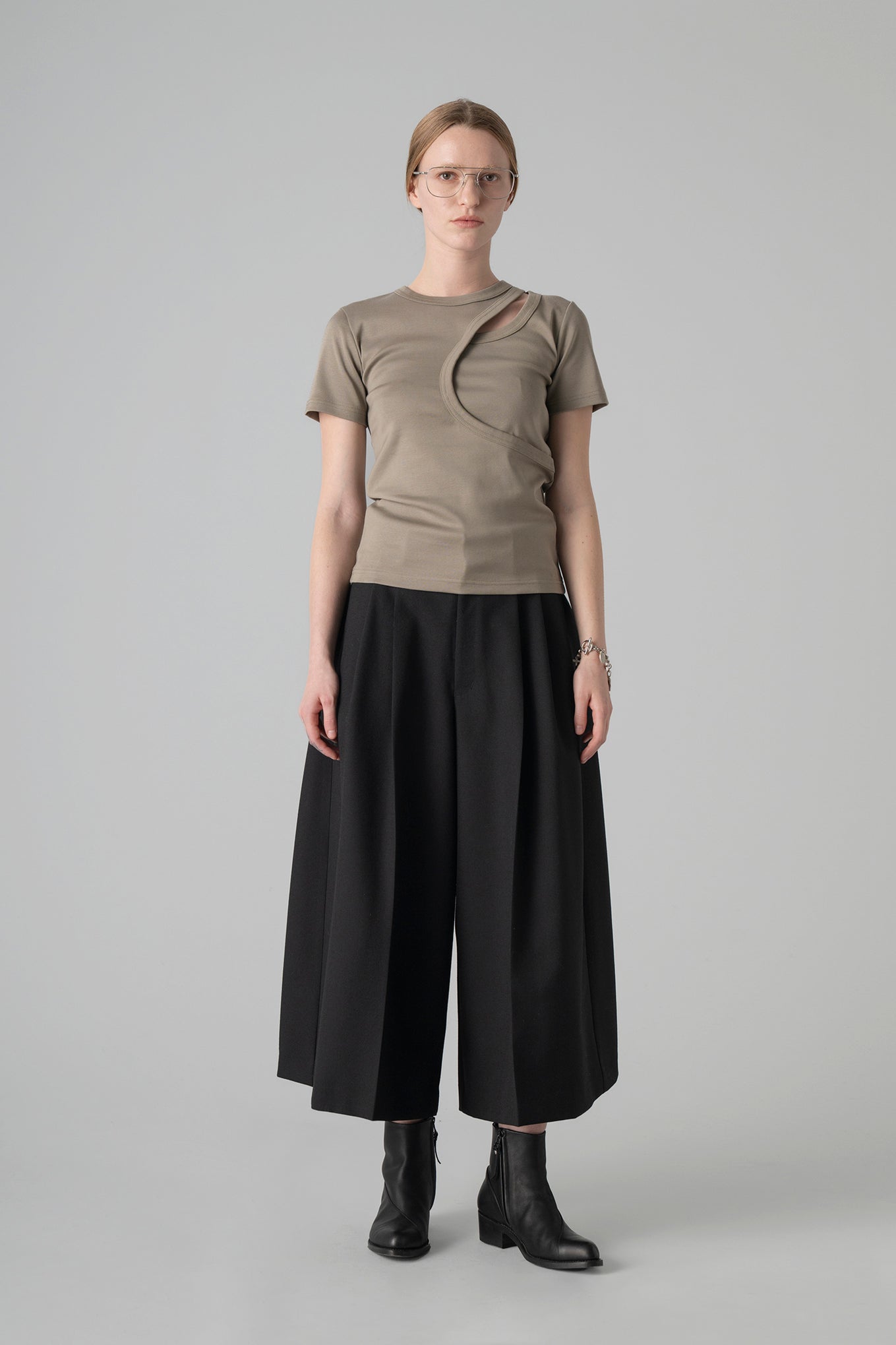 LAYERED SHORT-SLV TEE