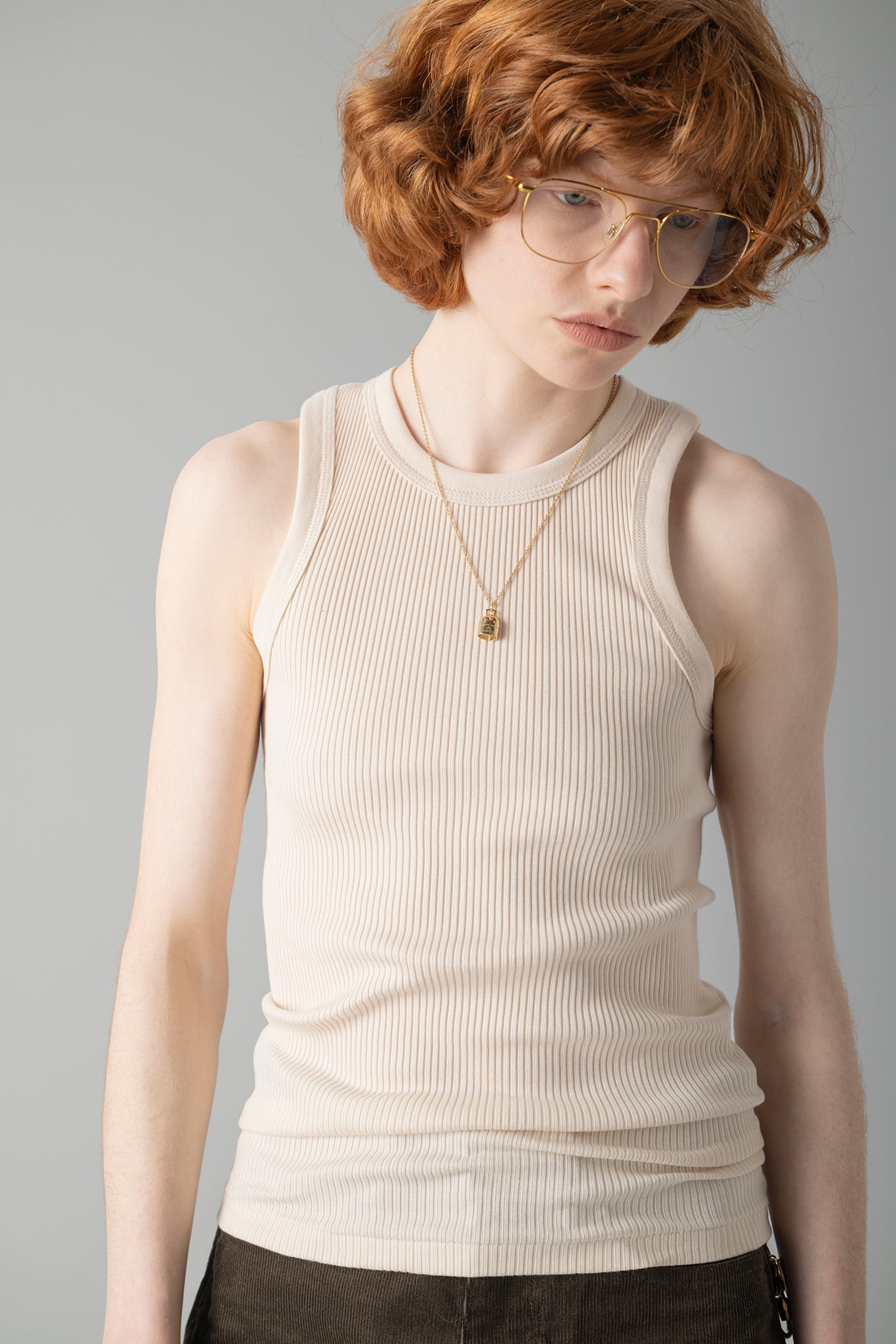 CREW NECK TANK TOP