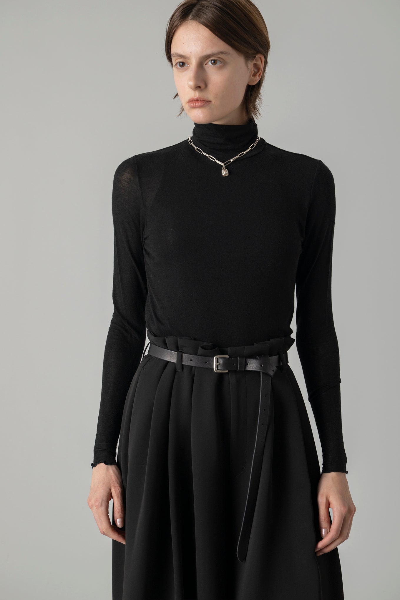 C/S TURTLE NECK TEE