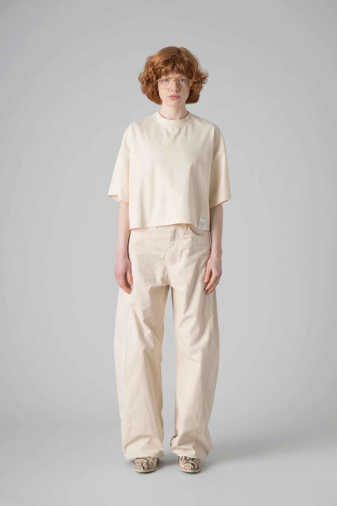 CROPPED SHORT-SLV TEE / BIG FIT (6.5OZ)