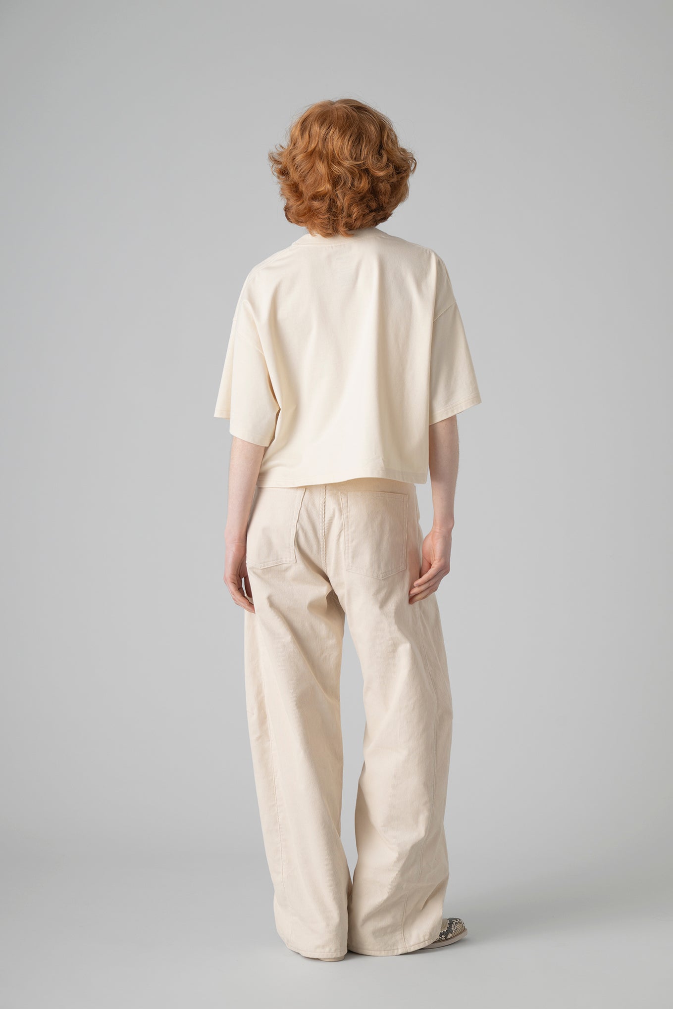 CROPPED SHORT-SLV TEE / BIG FIT (6.5OZ)
