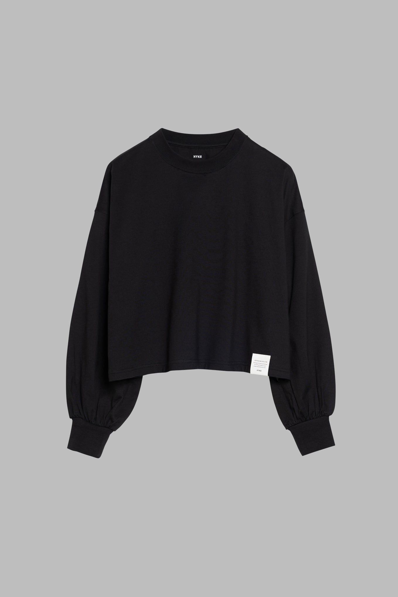 CROPPED LONG-SLV TEE / BIG FIT (6.5OZ)