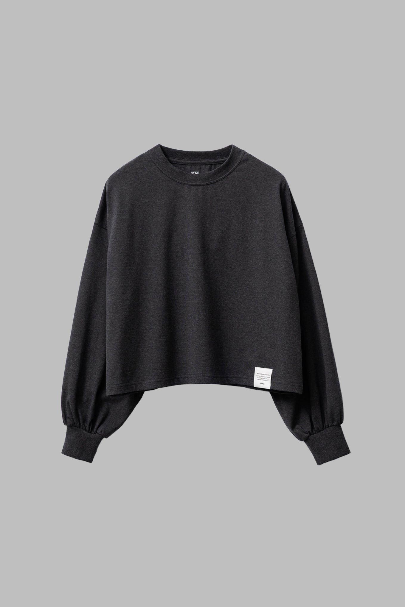 CROPPED LONG-SLV TEE / BIG FIT (6.5OZ)