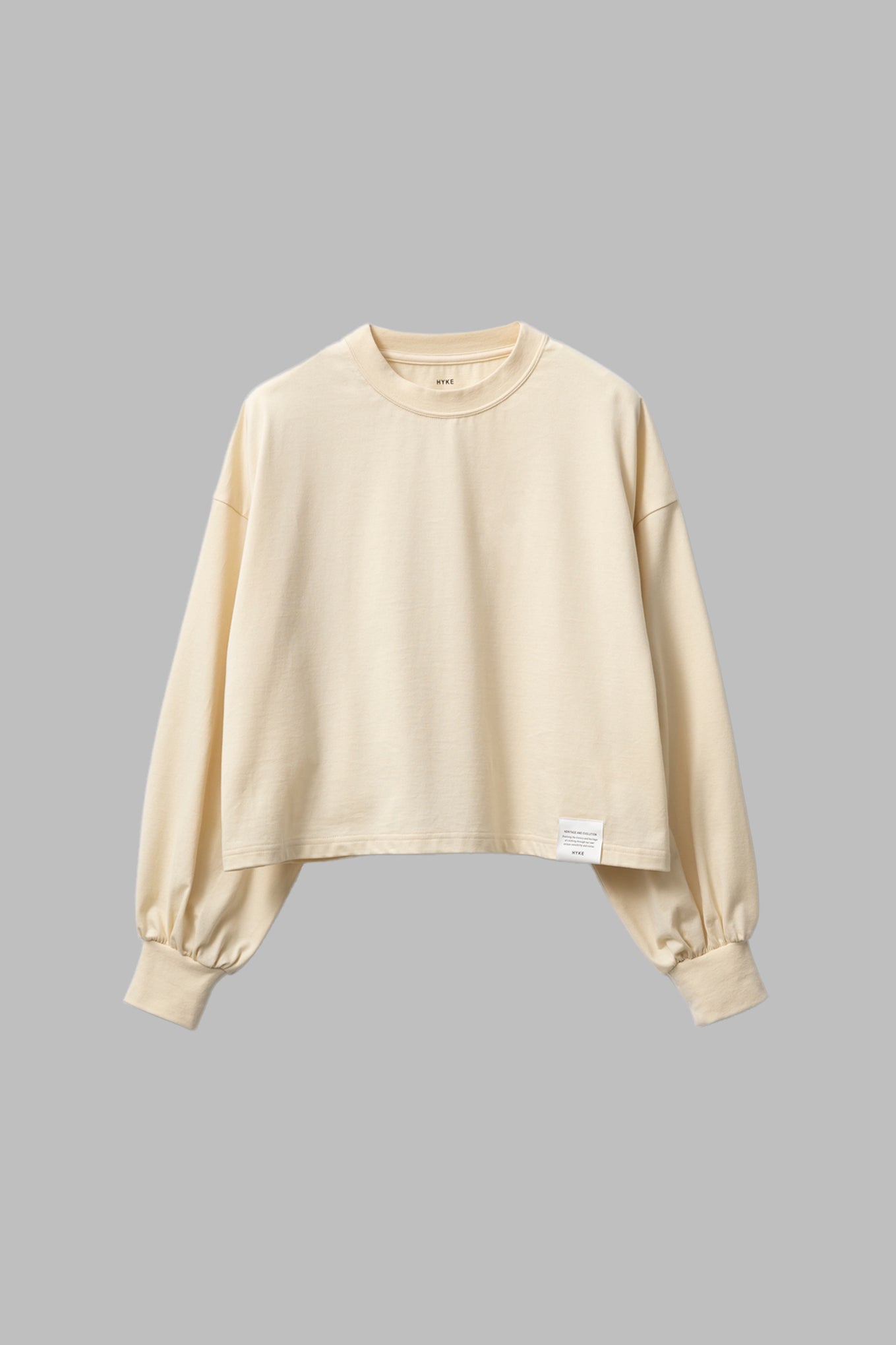 CROPPED LONG-SLV TEE / BIG FIT (6.5OZ)