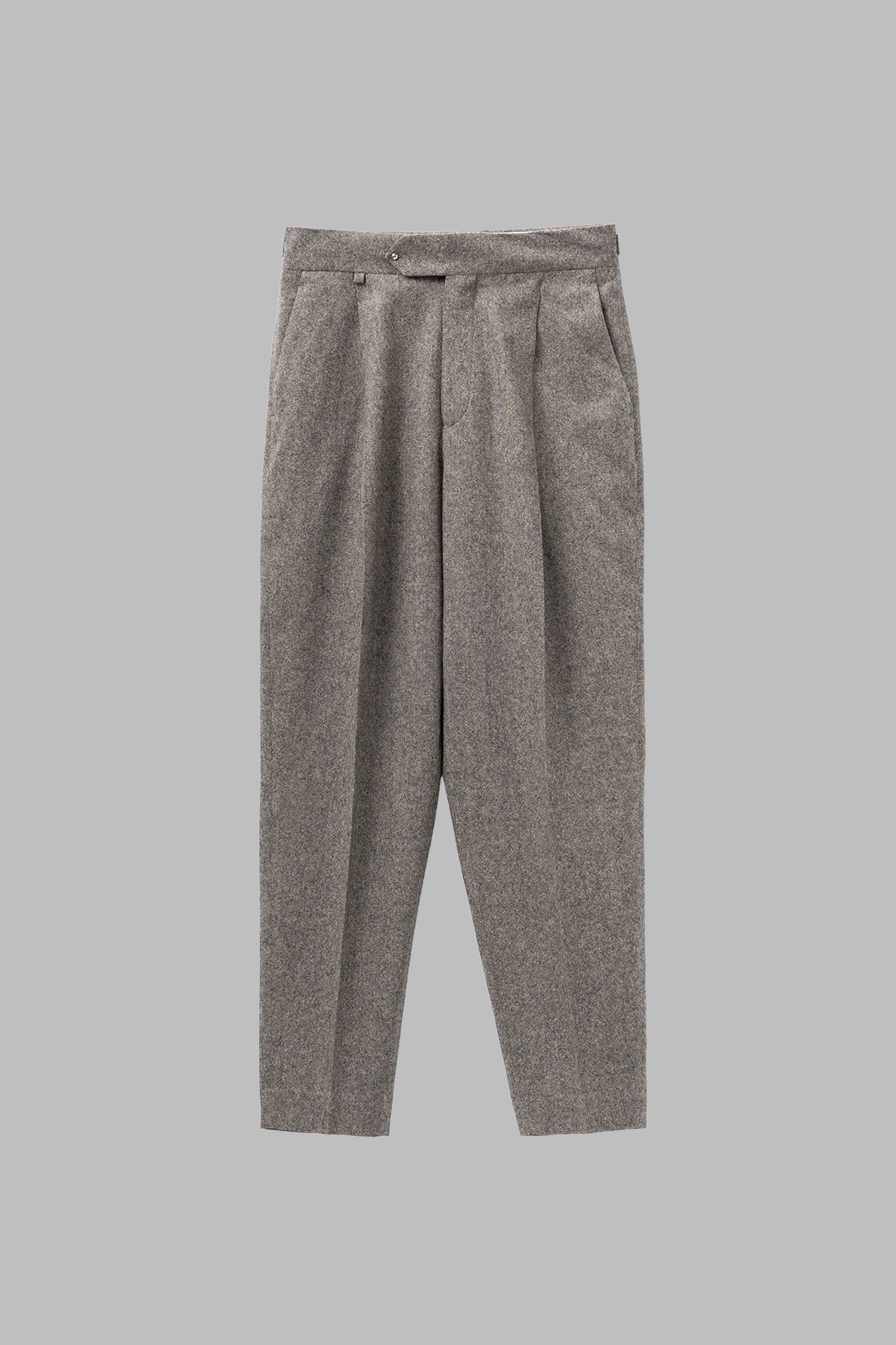 TWEED TAPERED PANTS