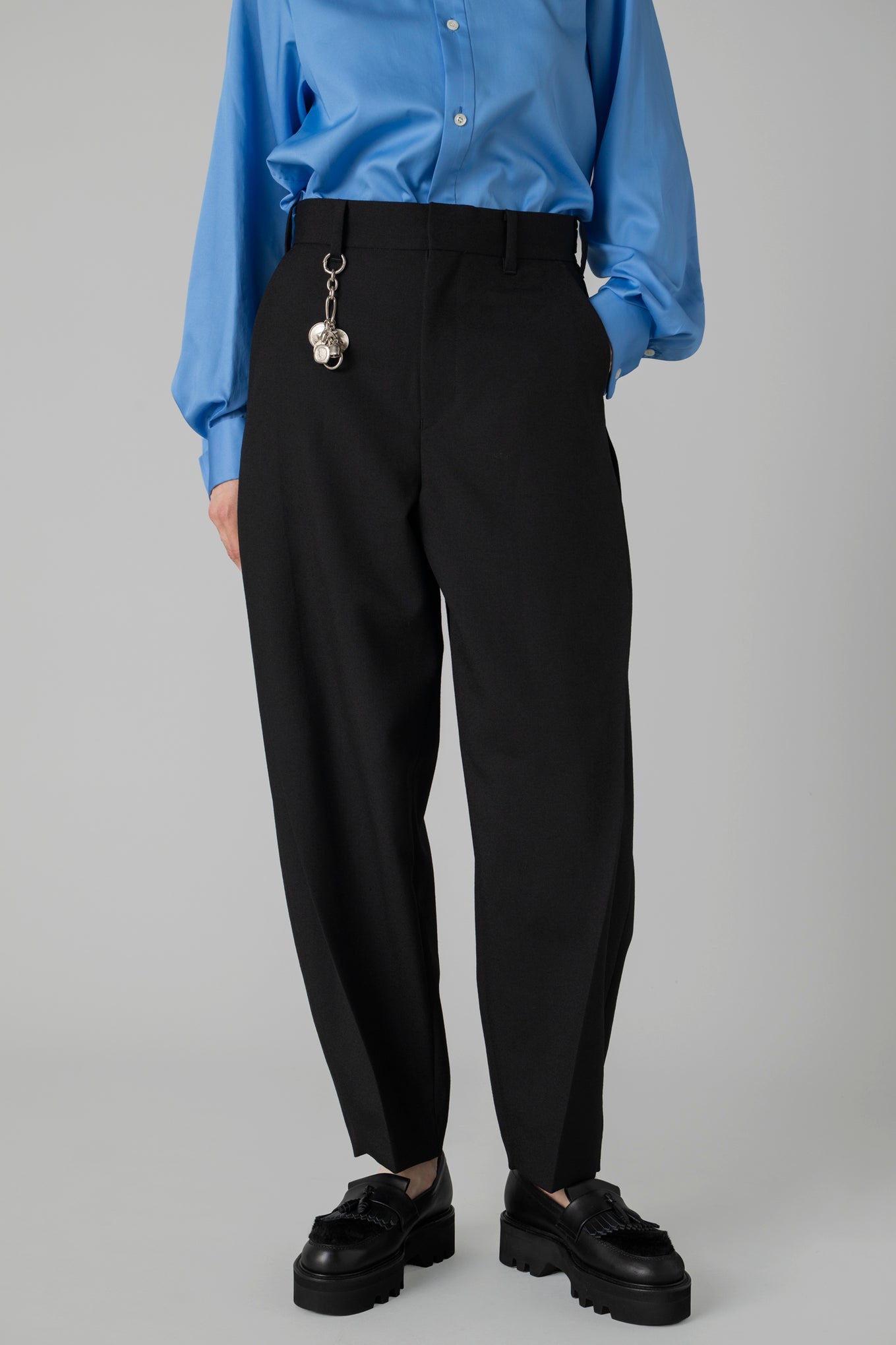 TROPICAL SIDE TUCK TAPERED PANTS
