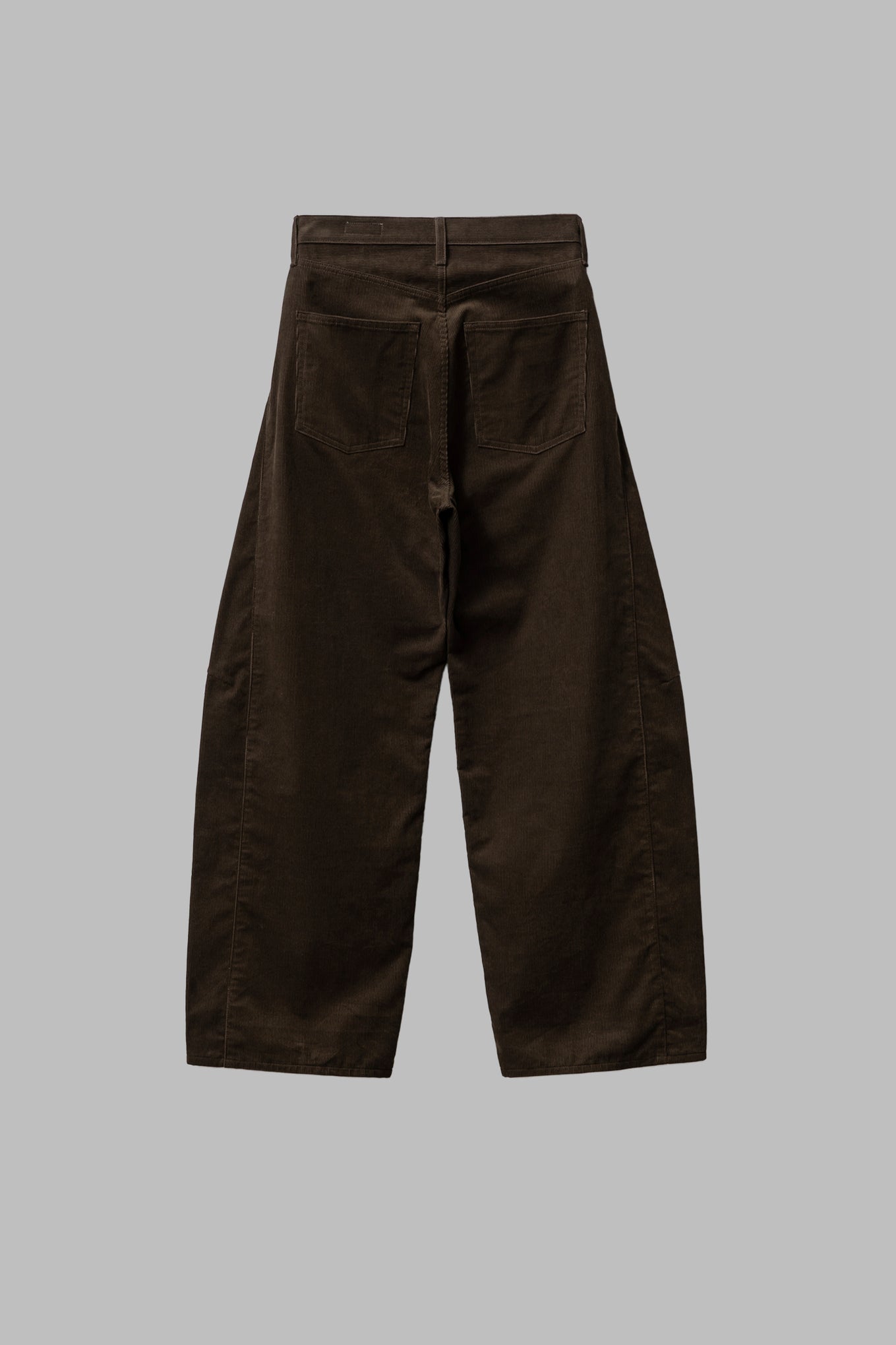 CORDUROY BARREL LEG JEANS