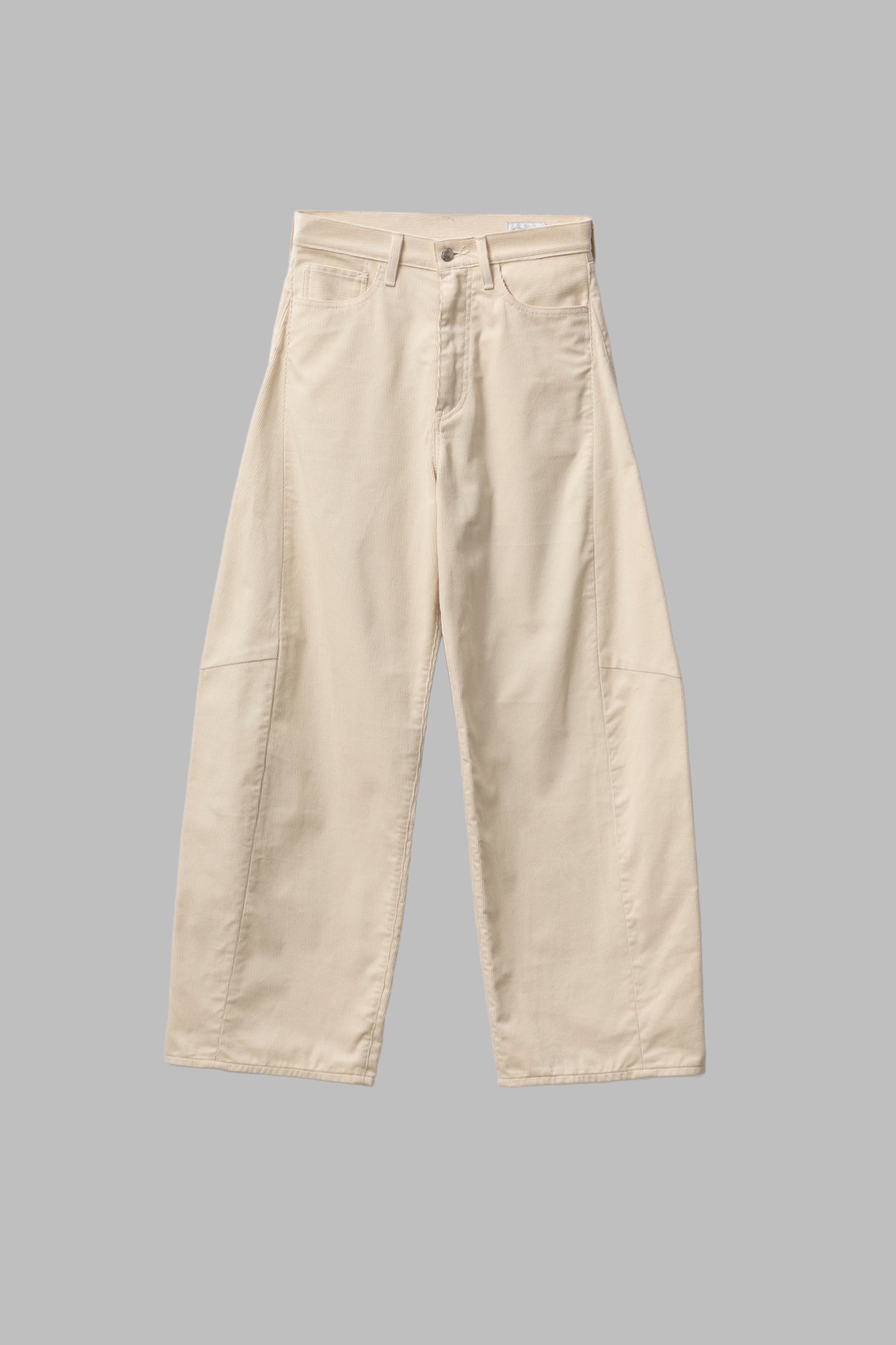 CORDUROY BARREL LEG JEANS