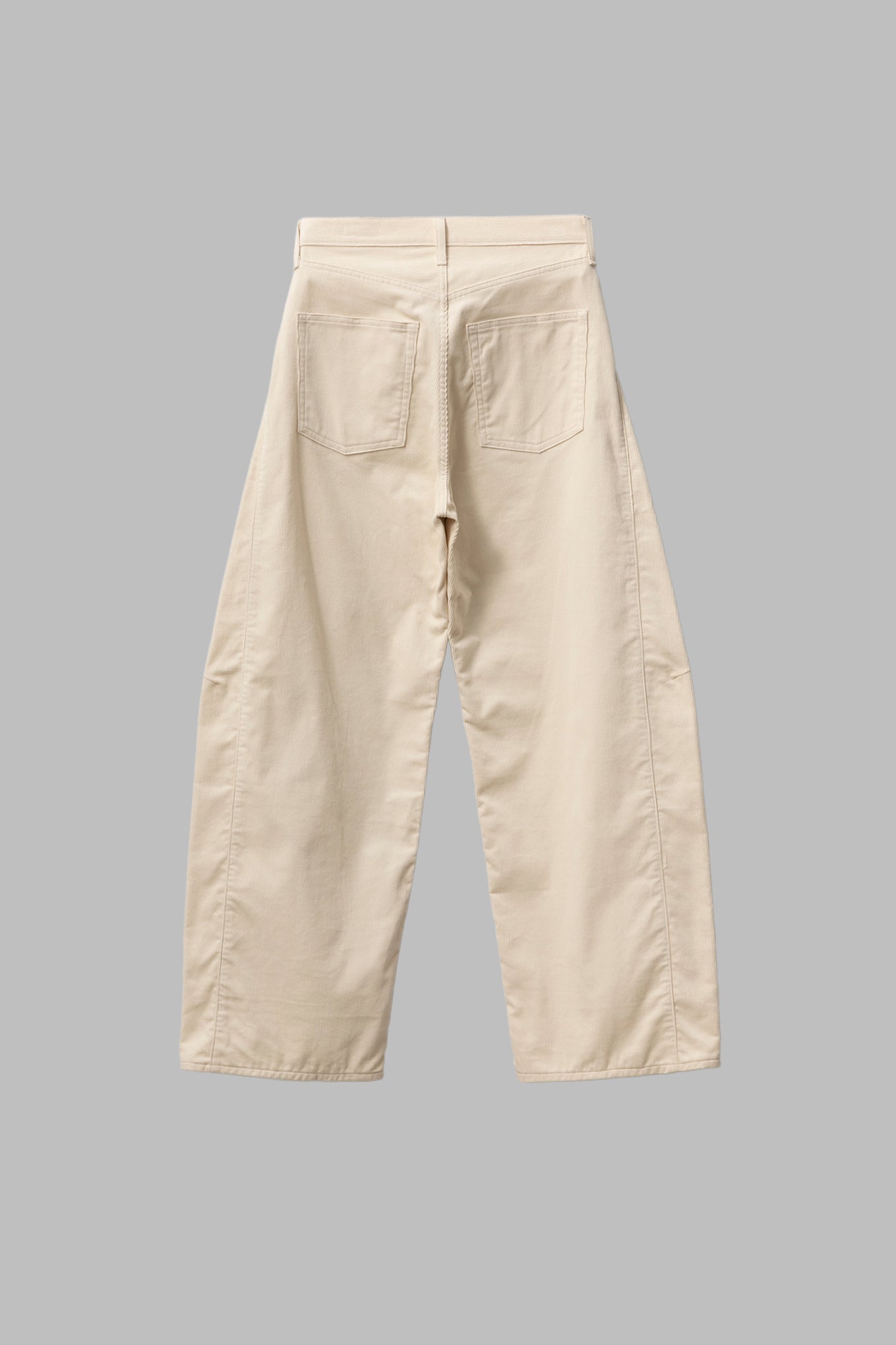 CORDUROY BARREL LEG JEANS