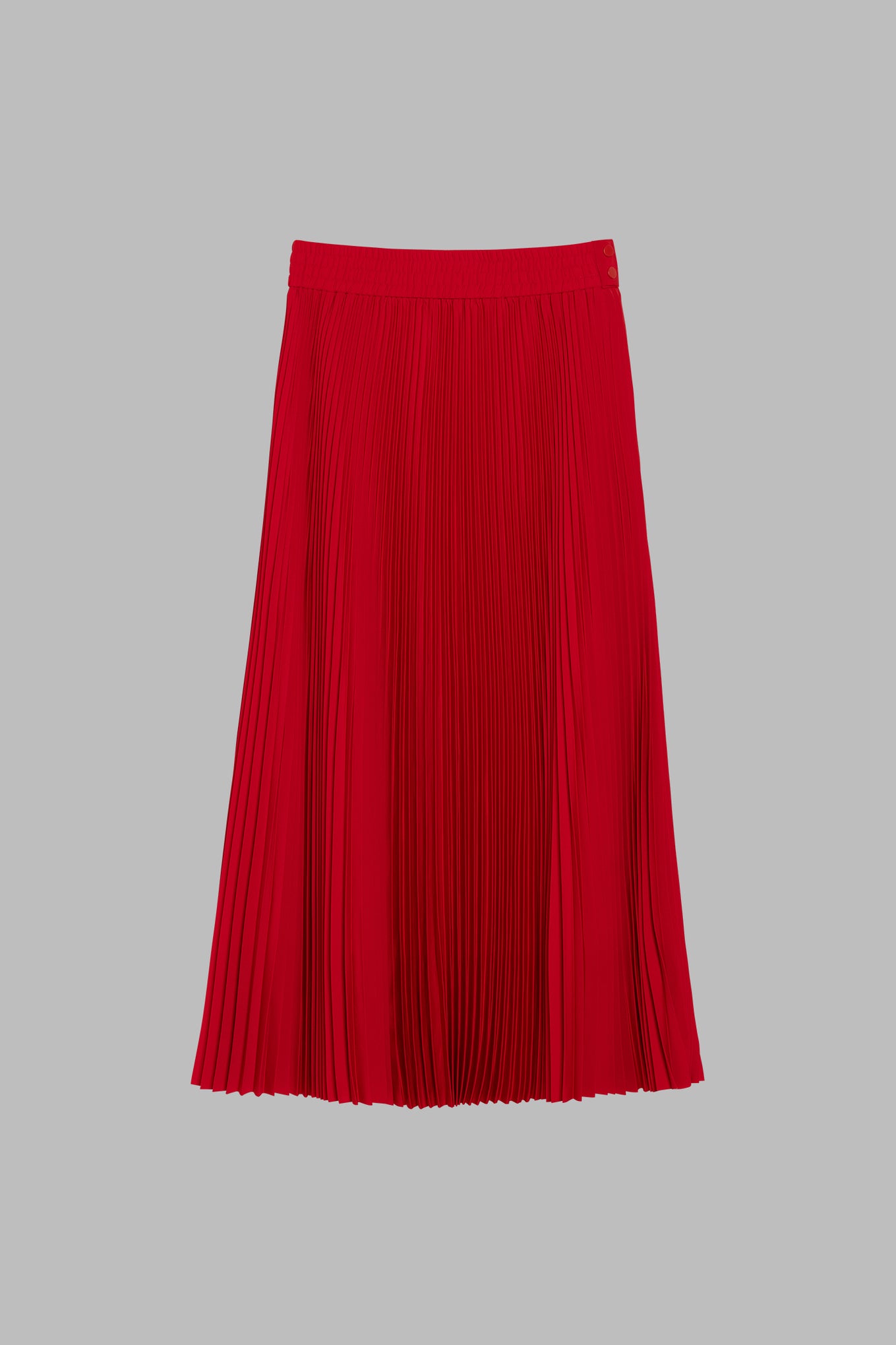 TAFFETA PLEATED SKIRT