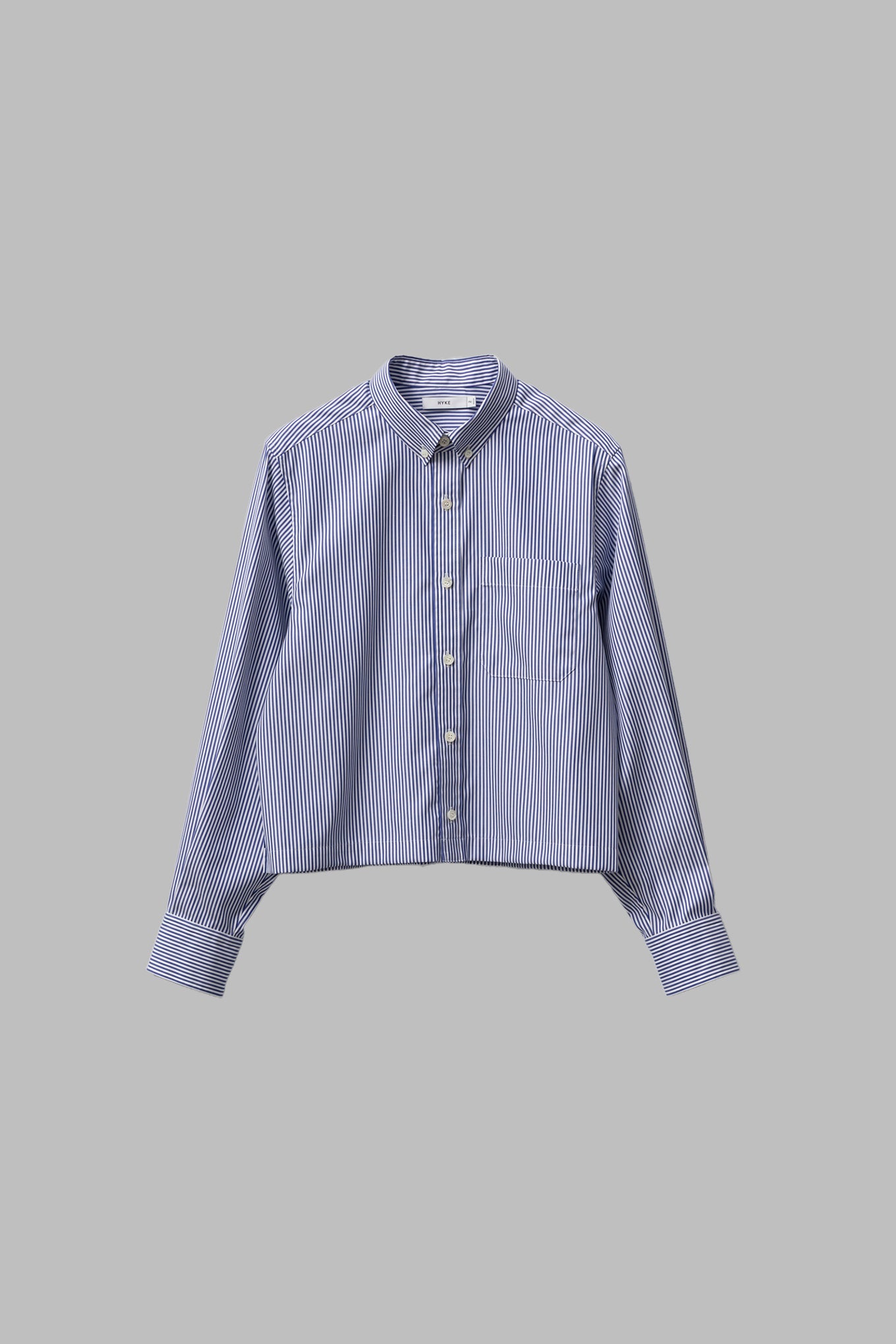 STRIPED CROPPED  B.D SHIRT
