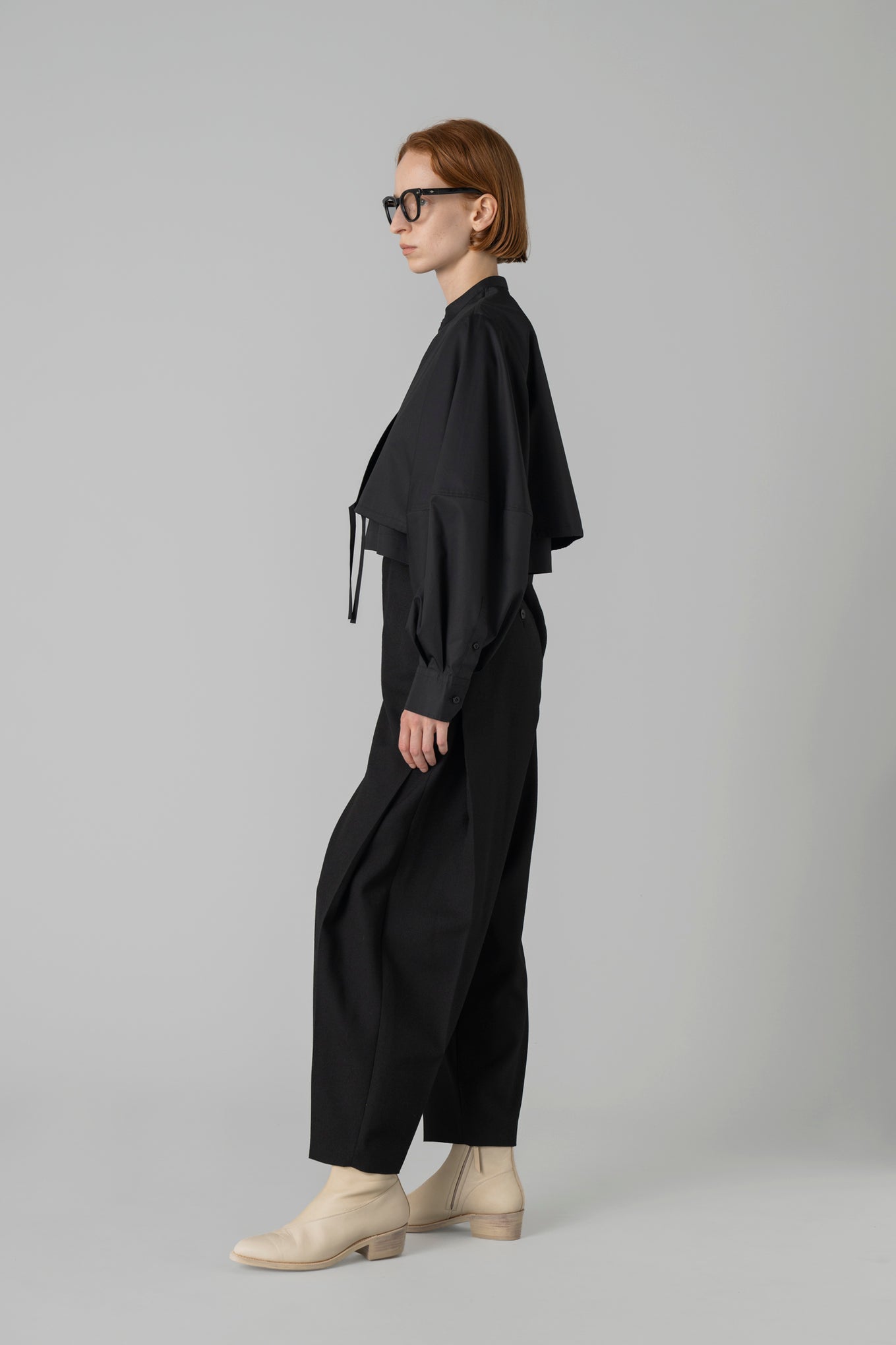 T/C BALLOON SLEEVE BLOUSE