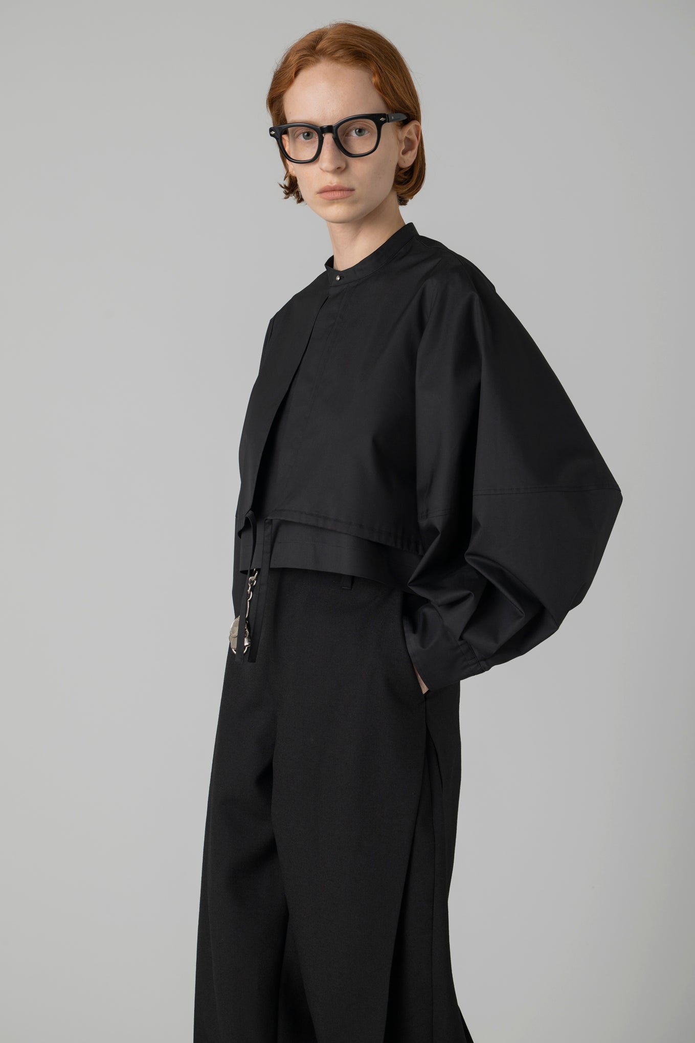 T/C BALLOON SLEEVE BLOUSE