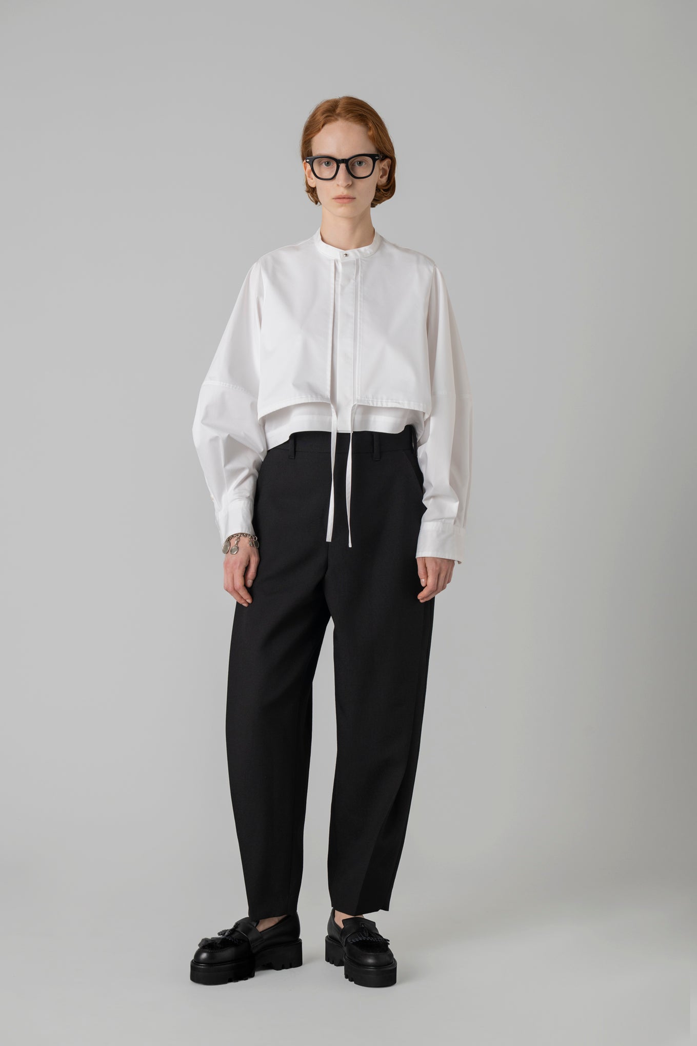 T/C BALLOON SLEEVE BLOUSE
