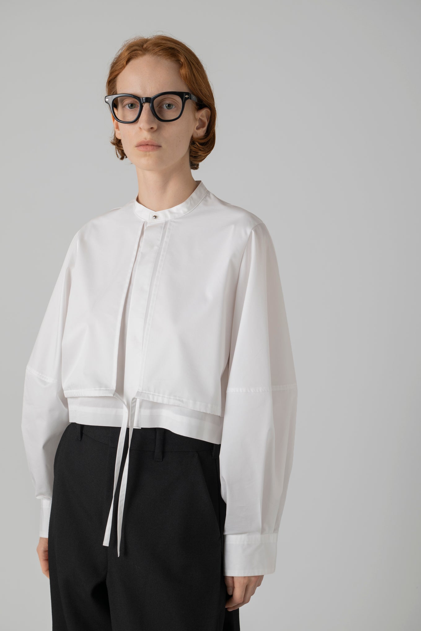 T/C BALLOON SLEEVE BLOUSE