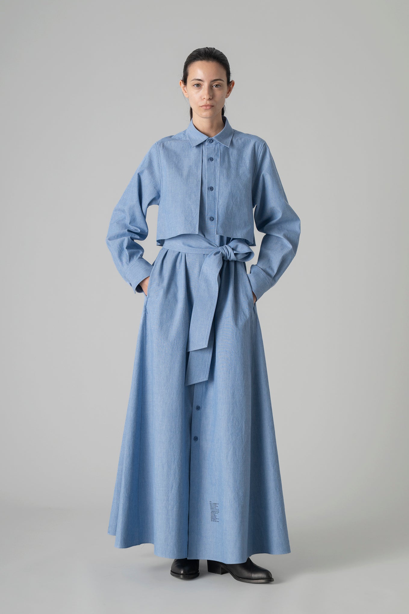 CHAMBRAY DRESS