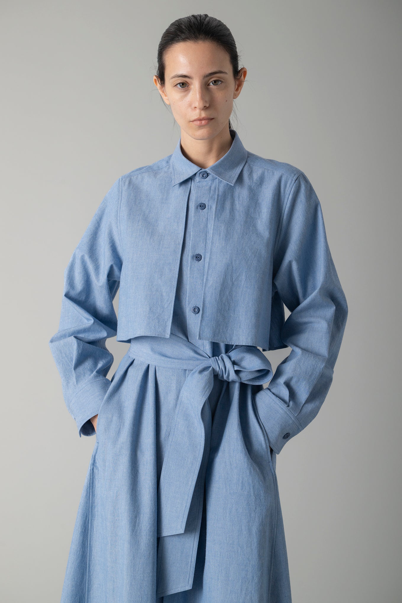 CHAMBRAY DRESS