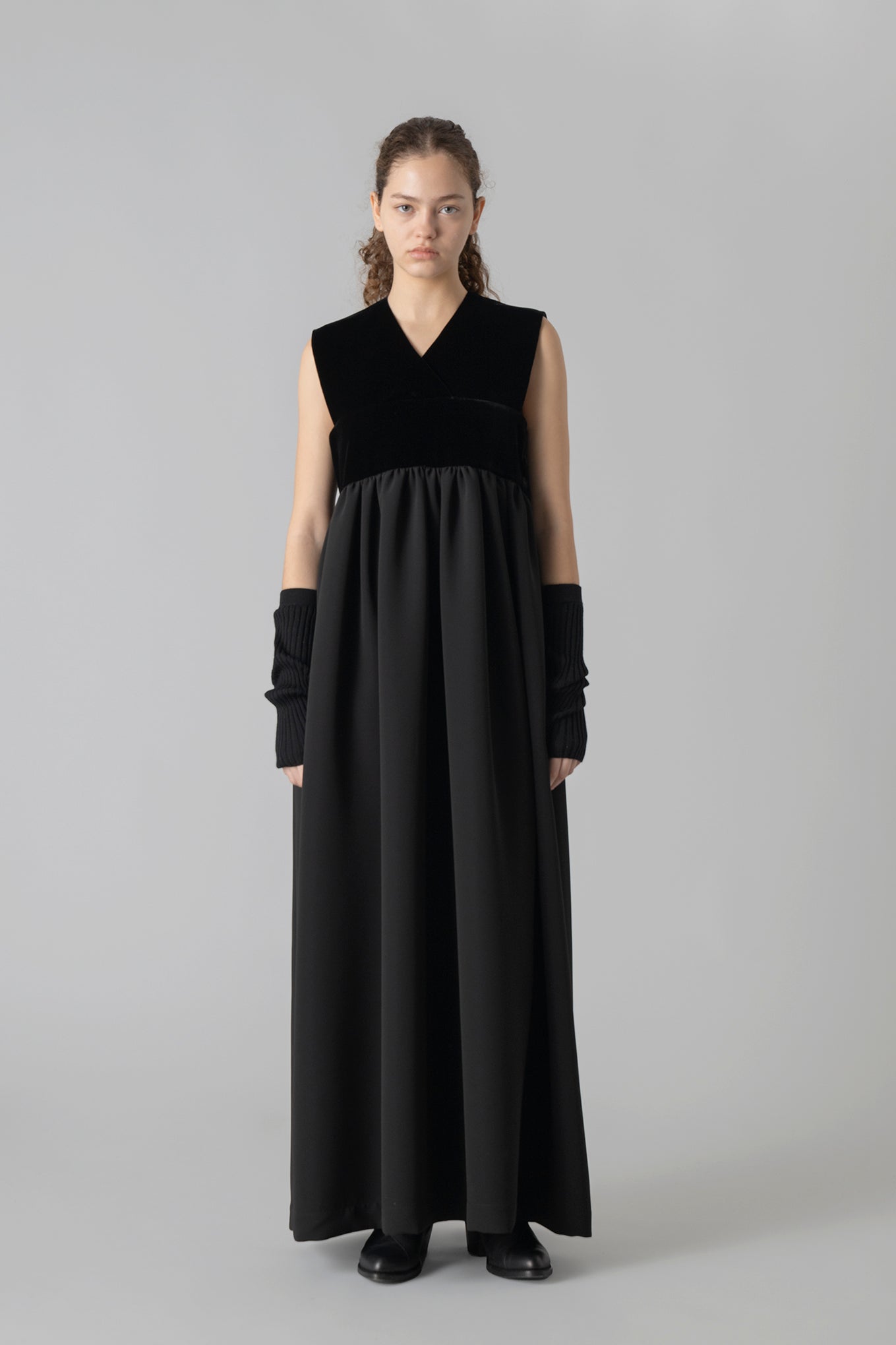 VELVET MAXI DRESS